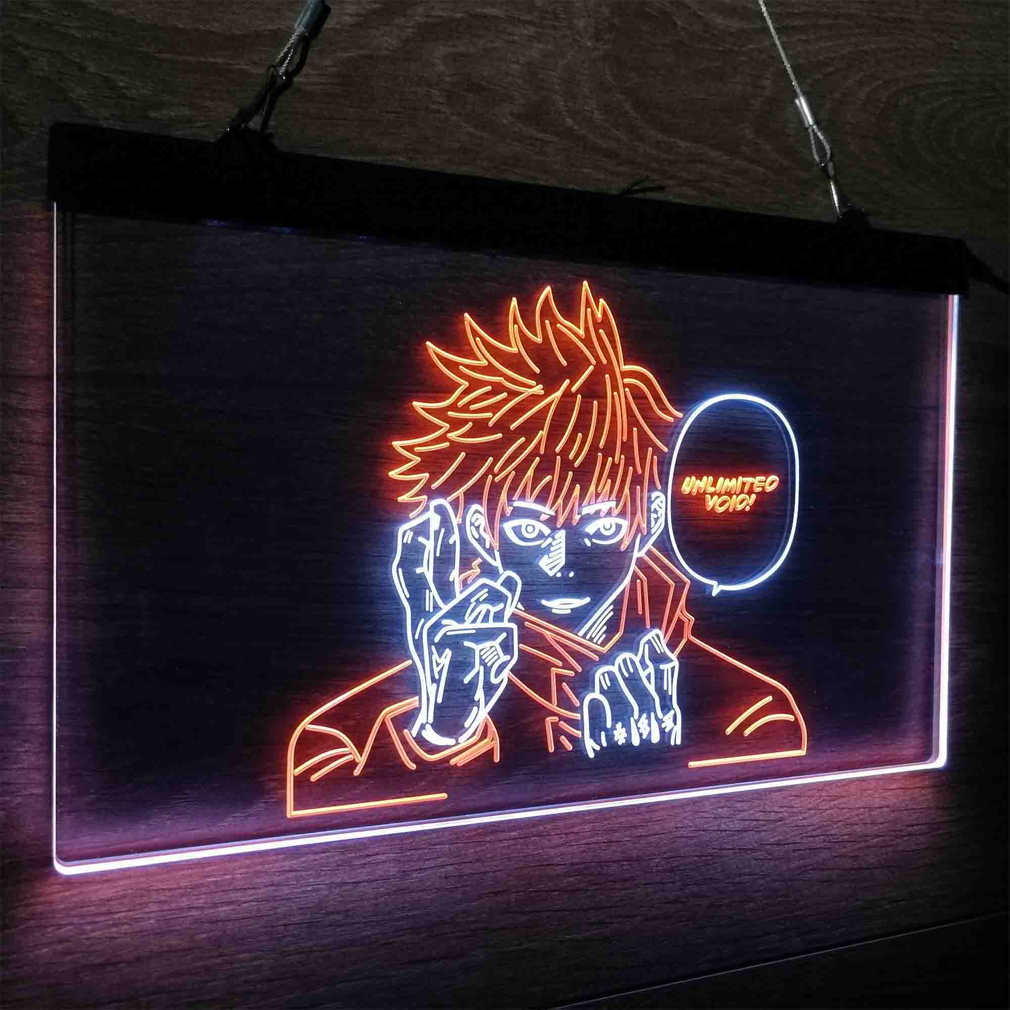 Jujutsu Kaisen Neon Poster Wall Art Neon-Like LED Sign - Image 26