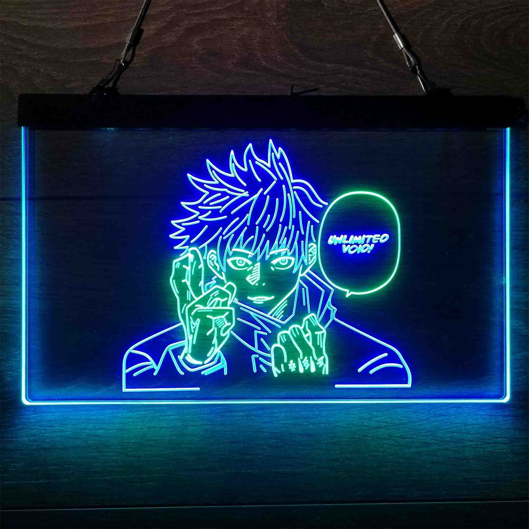 Jujutsu Kaisen Neon Poster Wall Art Neon-Like LED Sign - Image 3