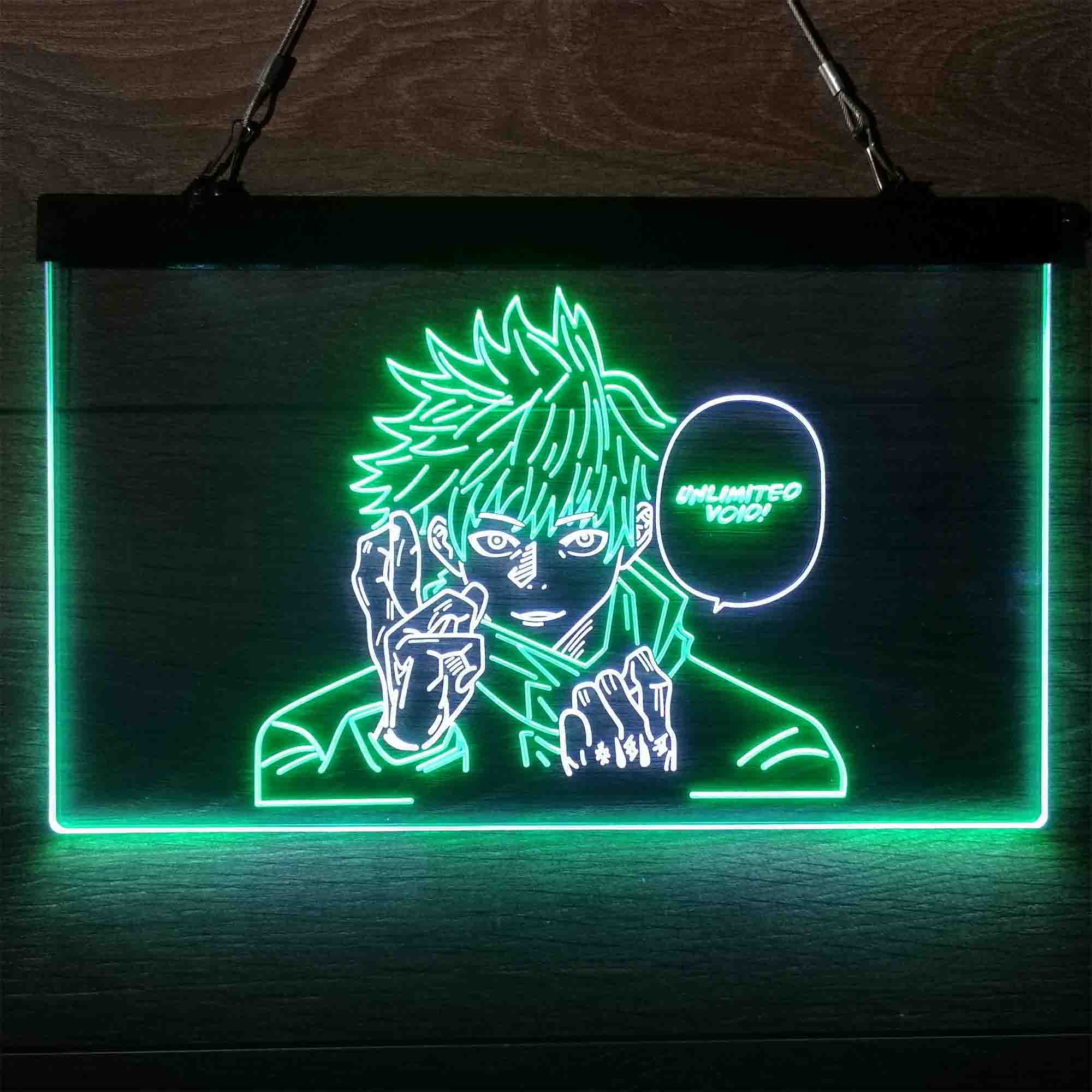 Jujutsu Kaisen Neon Poster Wall Art Neon-Like LED Sign - Image 4