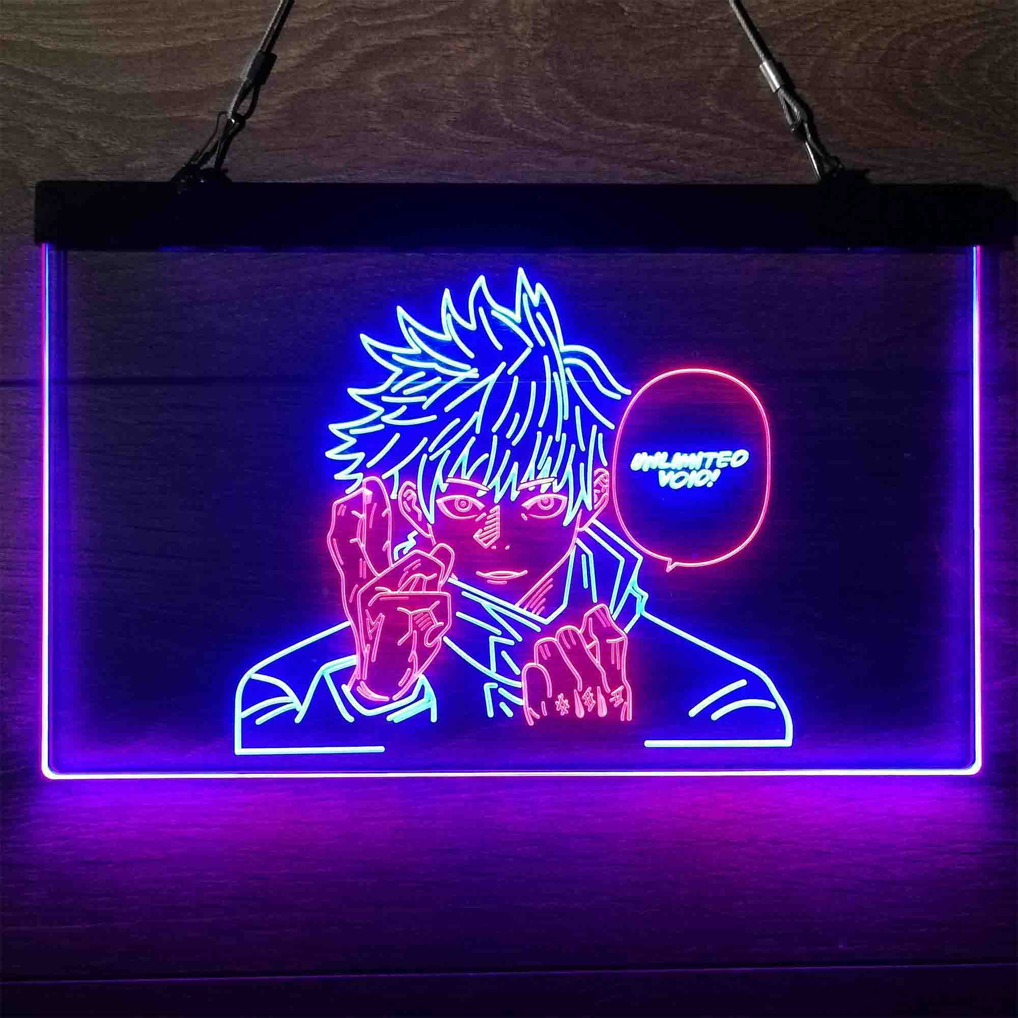 Jujutsu Kaisen Neon Poster Wall Art Neon-Like LED Sign - Image 9