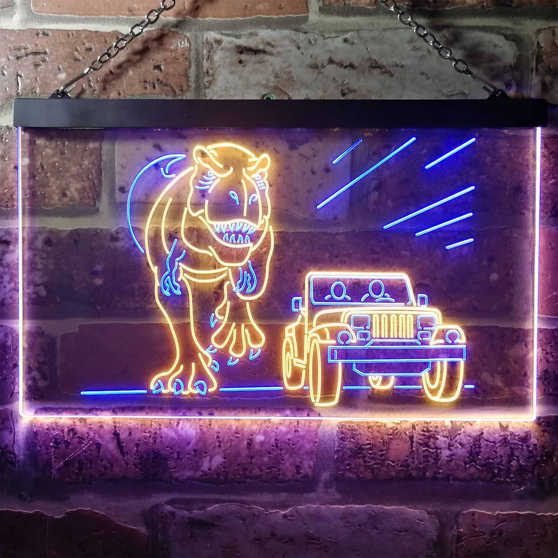 Jurassic Park World T rex LED Neon Sign - Image 10