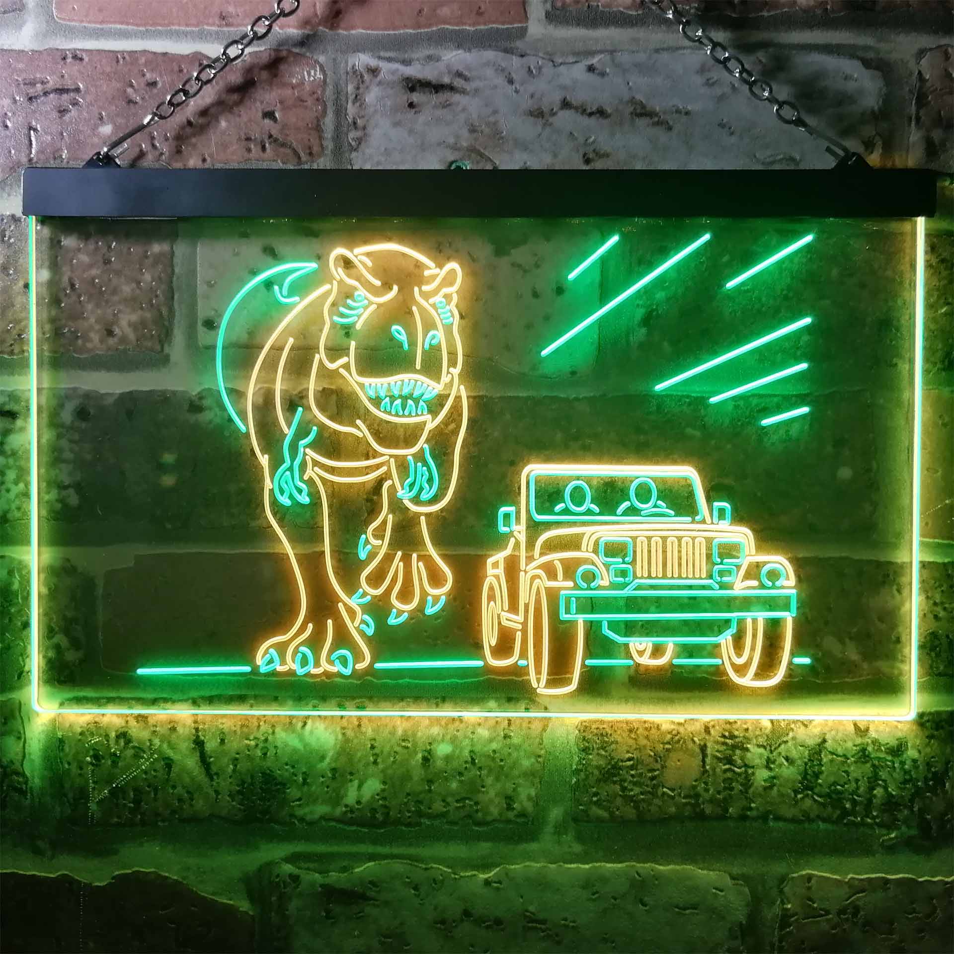 Jurassic Park World T rex LED Neon Sign - Image 4