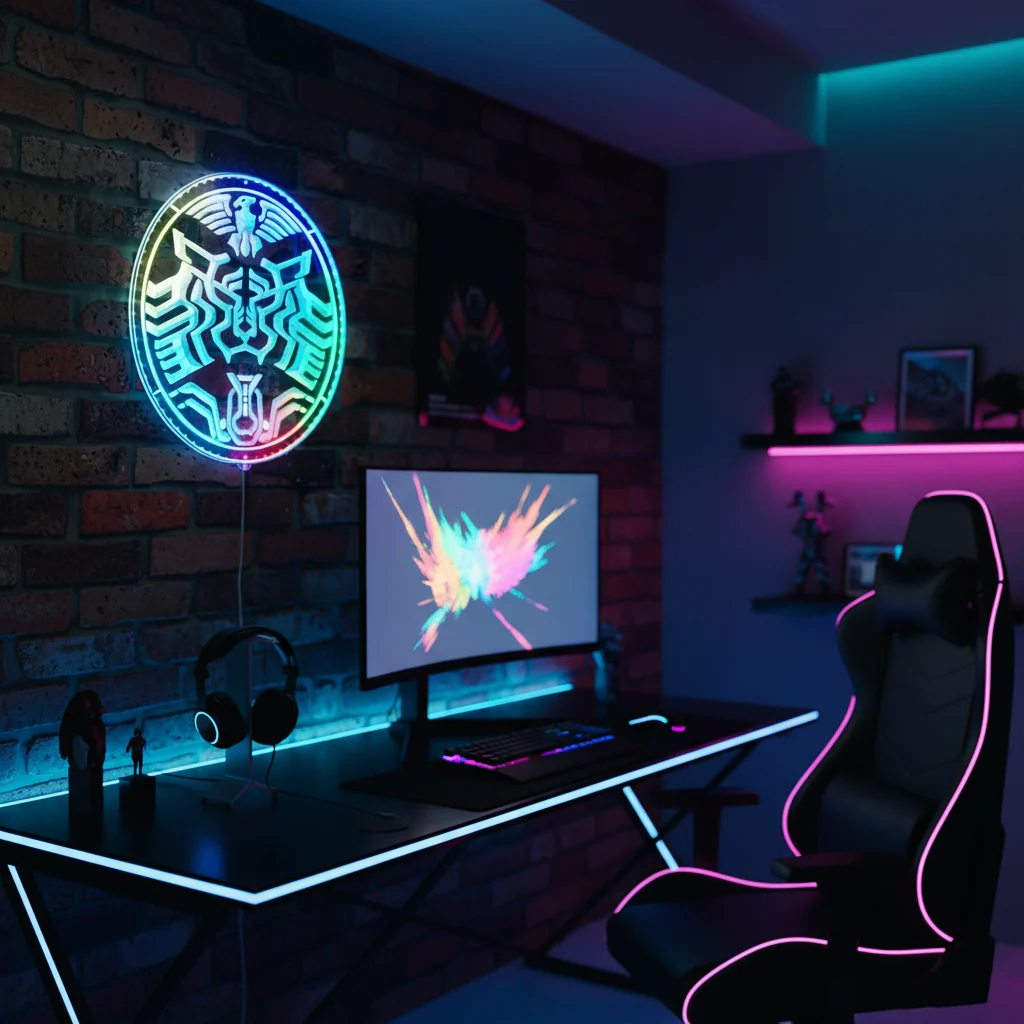 Kamen Rider Neon LED Sign with Dynamic RGB Colors - Image 8
