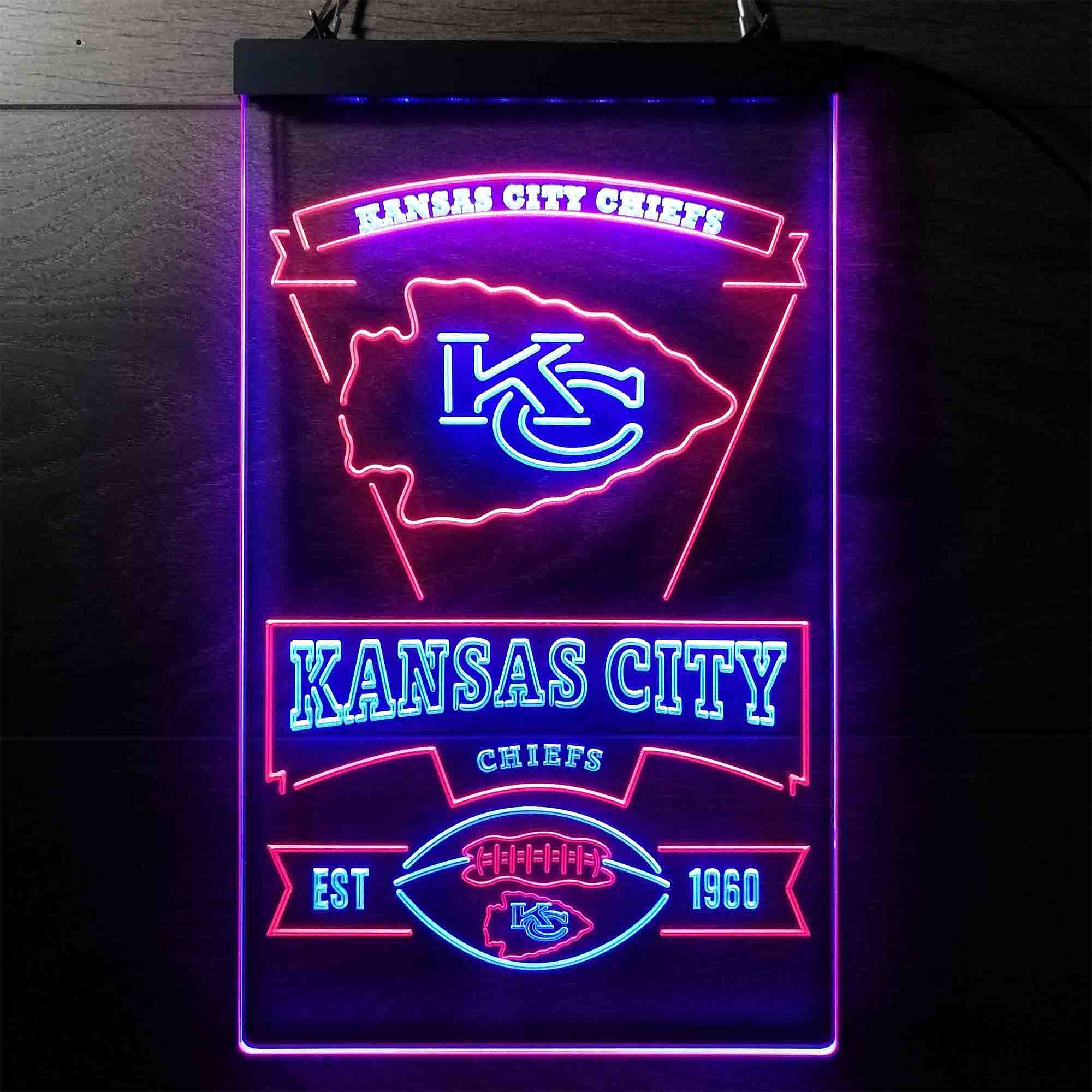 Kansas City Chiefs Sports Bar LED Neon Sign, Chiefs Memorabilia Gift - Image 7