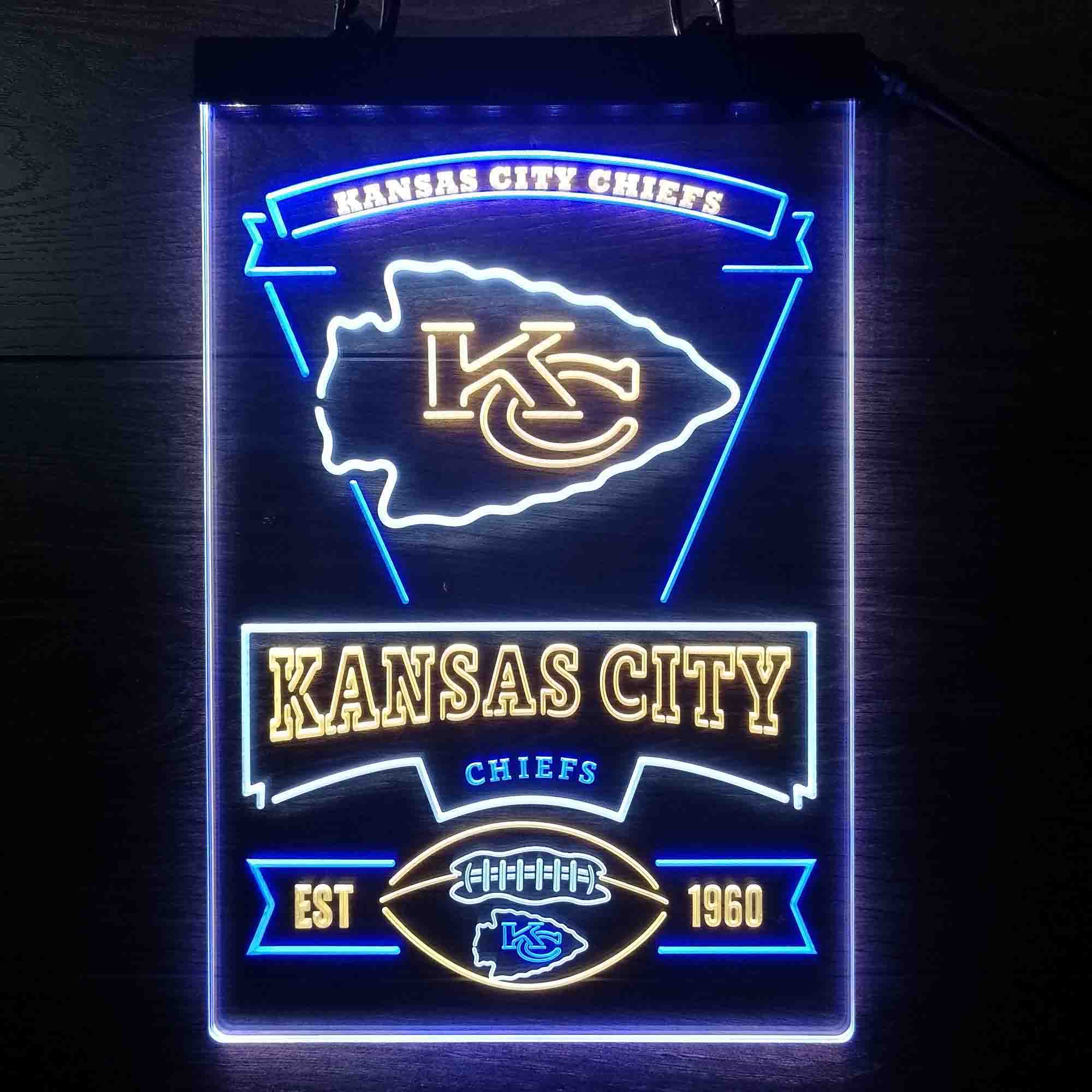 Kansas City Chiefs Neon LED Sign 3 Colors - Image 10