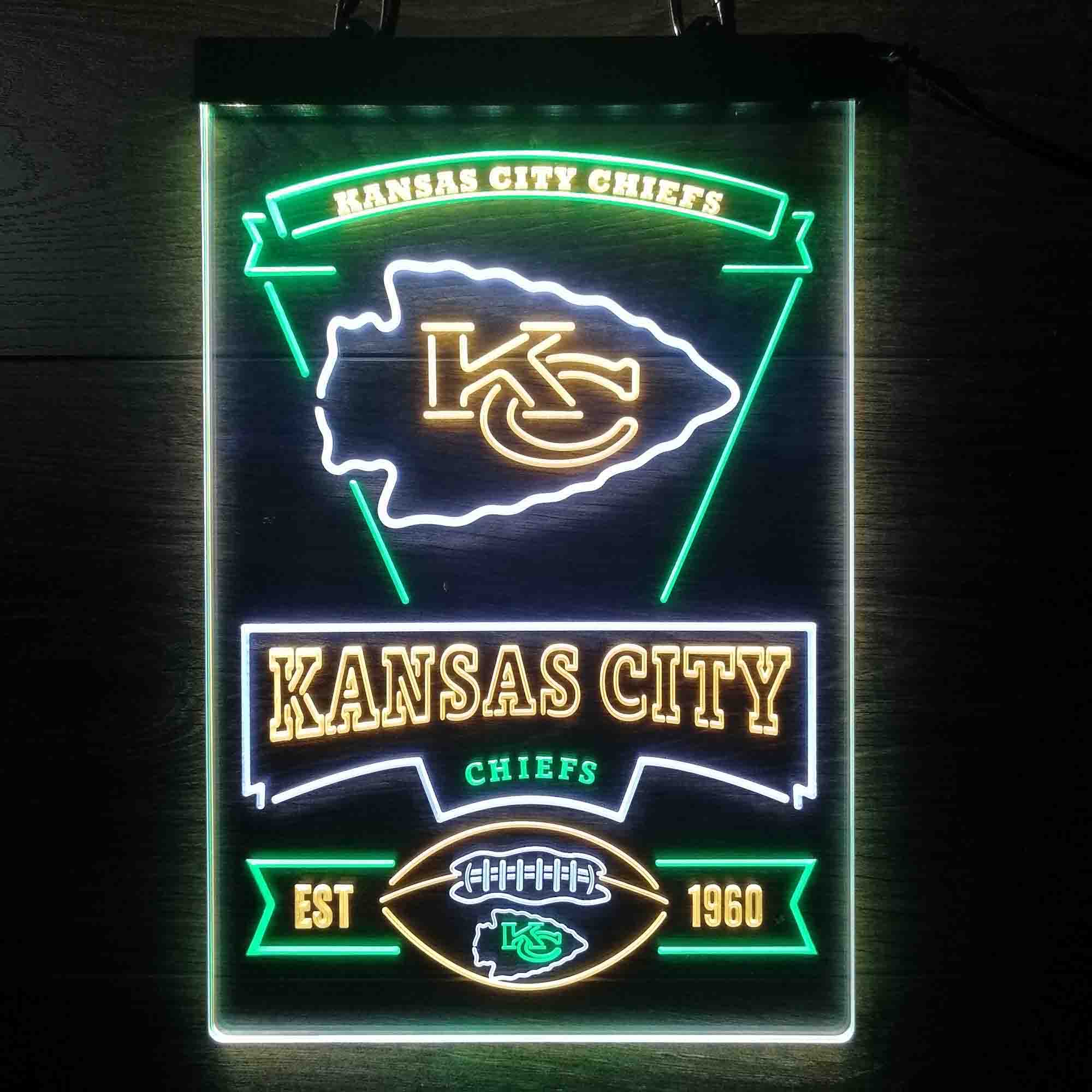Kansas City Chiefs Neon LED Sign 3 Colors - Image 12