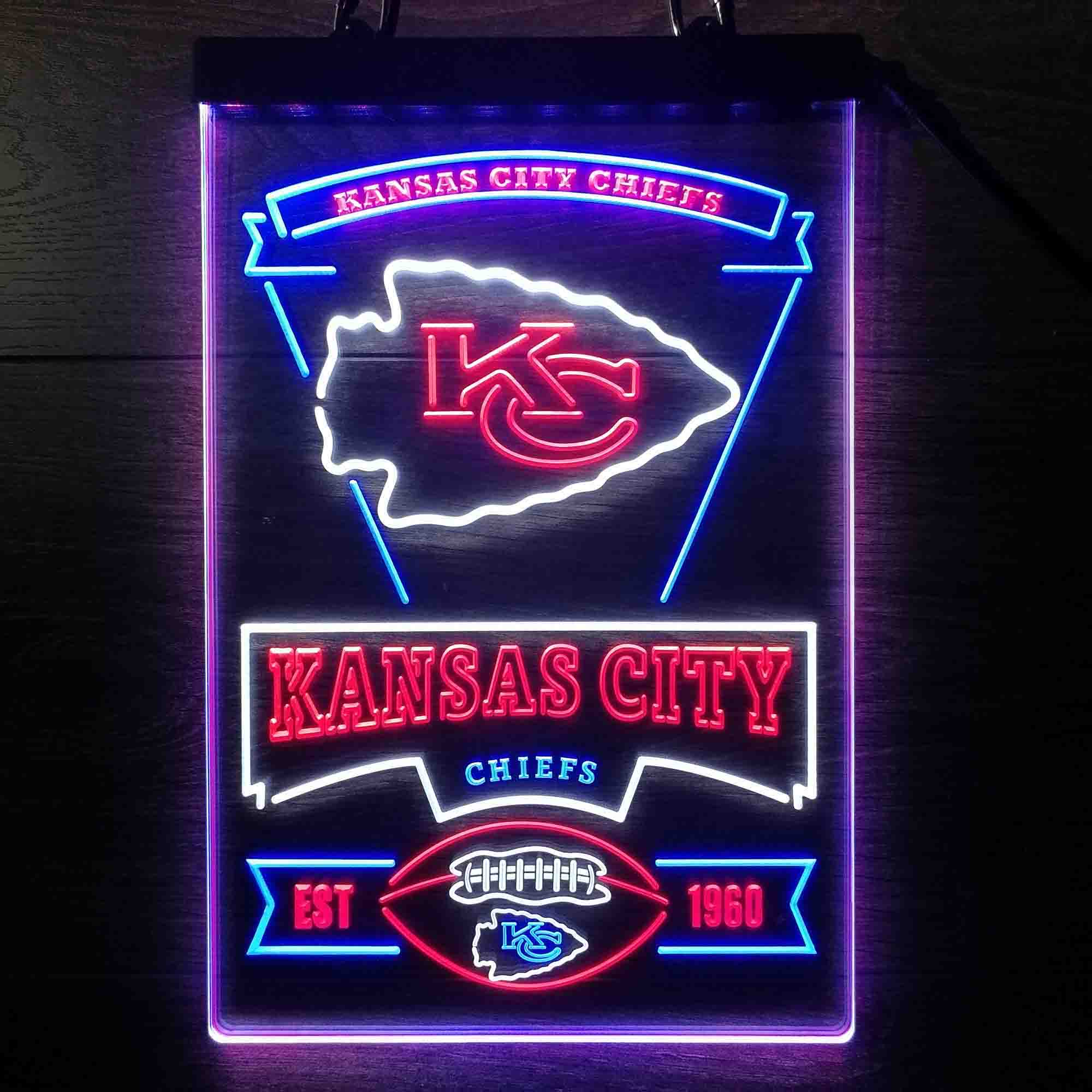 Kansas City Chiefs Neon LED Sign 3 Colors - Image 13