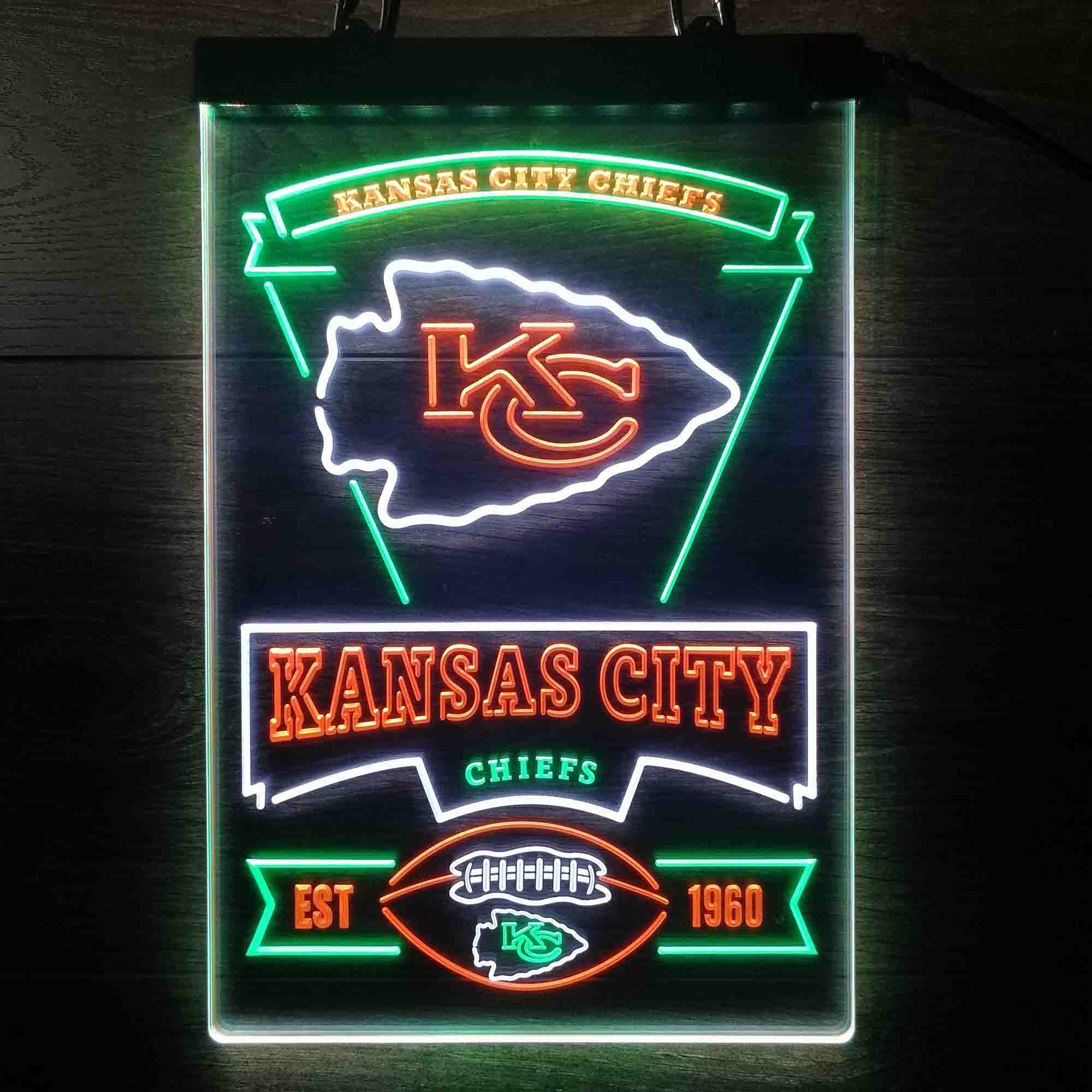 Kansas City Chiefs Neon LED Sign 3 Colors - Image 8