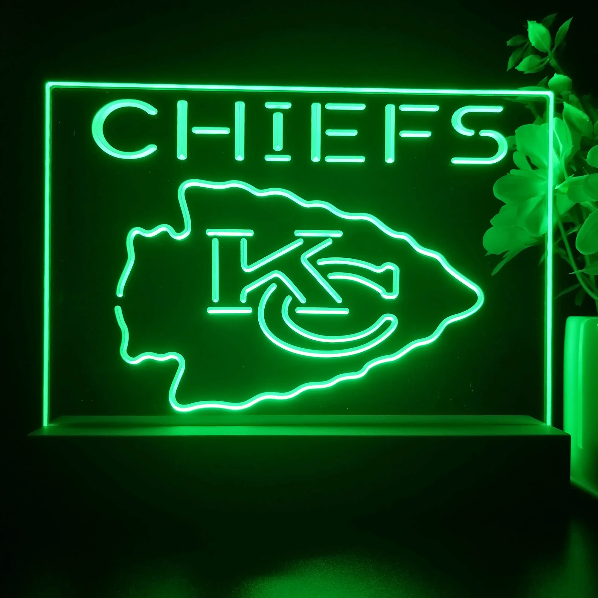 Kansas City Chiefs  Neon Sign Pub Bar Lamp - Image 5