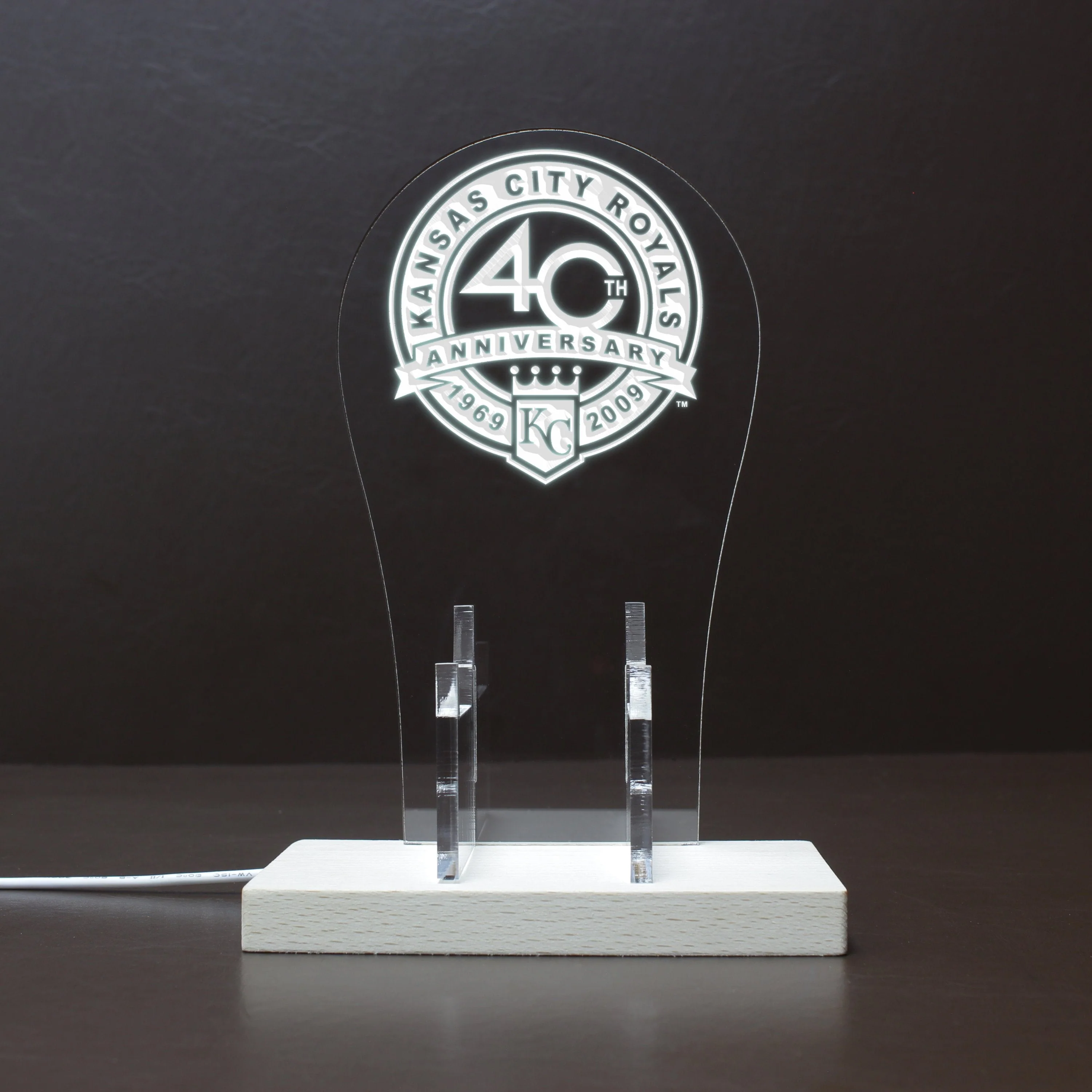 Kansas City Royals 40th Anniversary LED Gaming Headset Controller Stand - Image 10