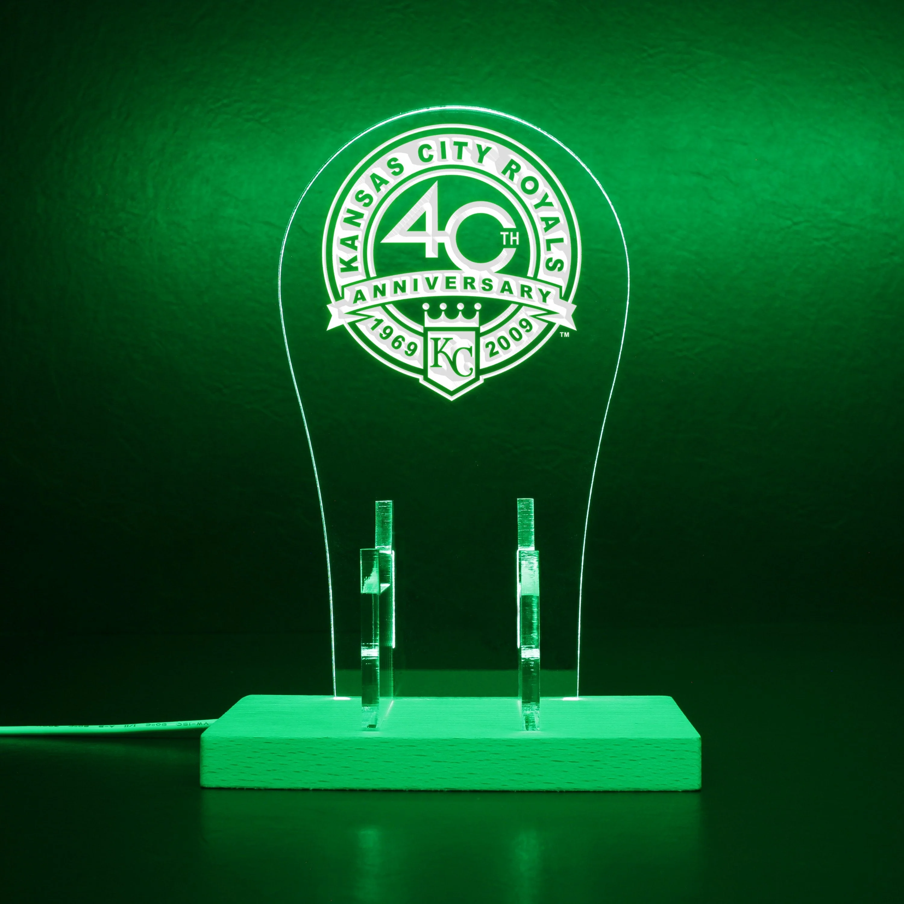 Kansas City Royals 40th Anniversary LED Gaming Headset Controller Stand - Image 6