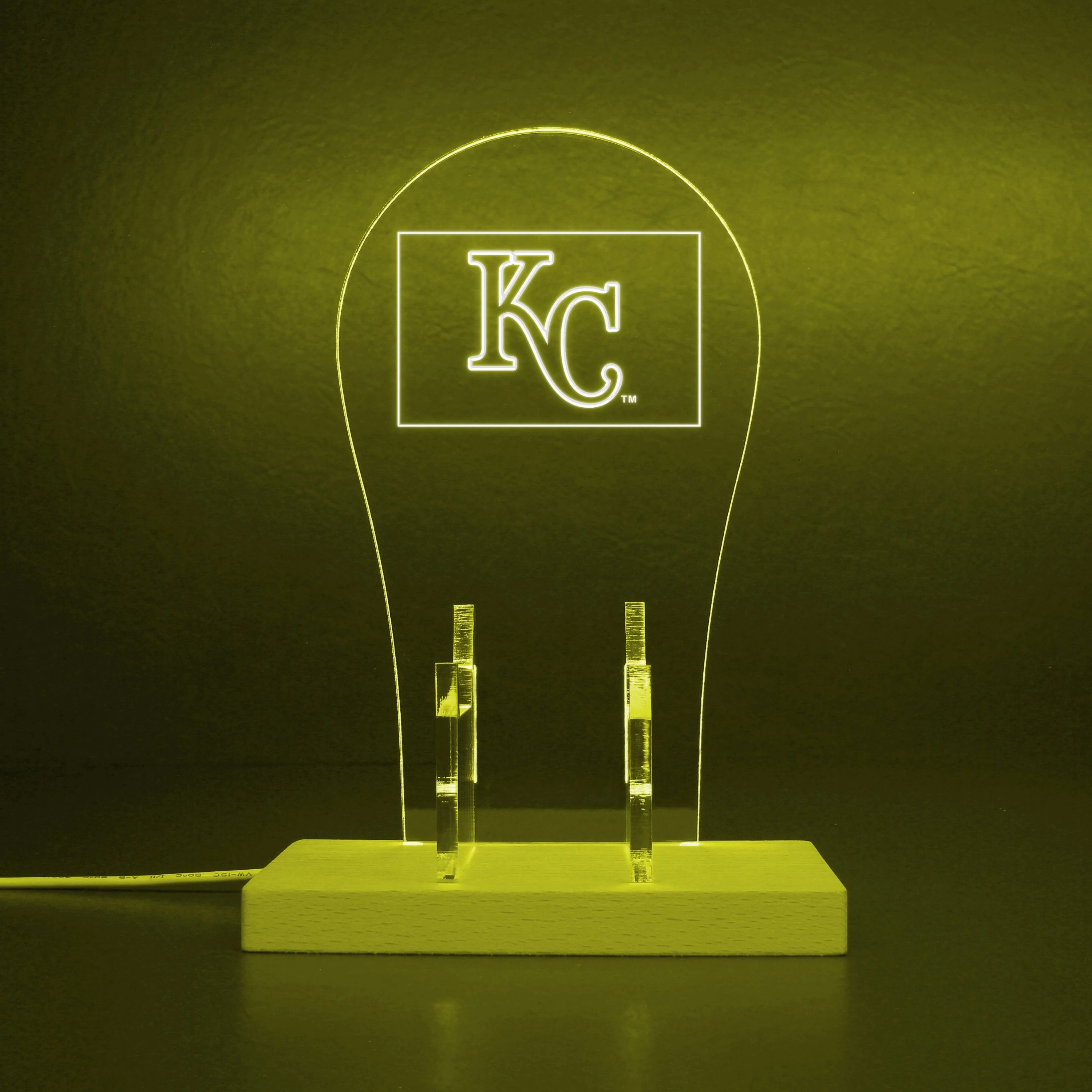 Kansas City Royals Cap Logos LED Gaming Headset Controller Stand - Image 7