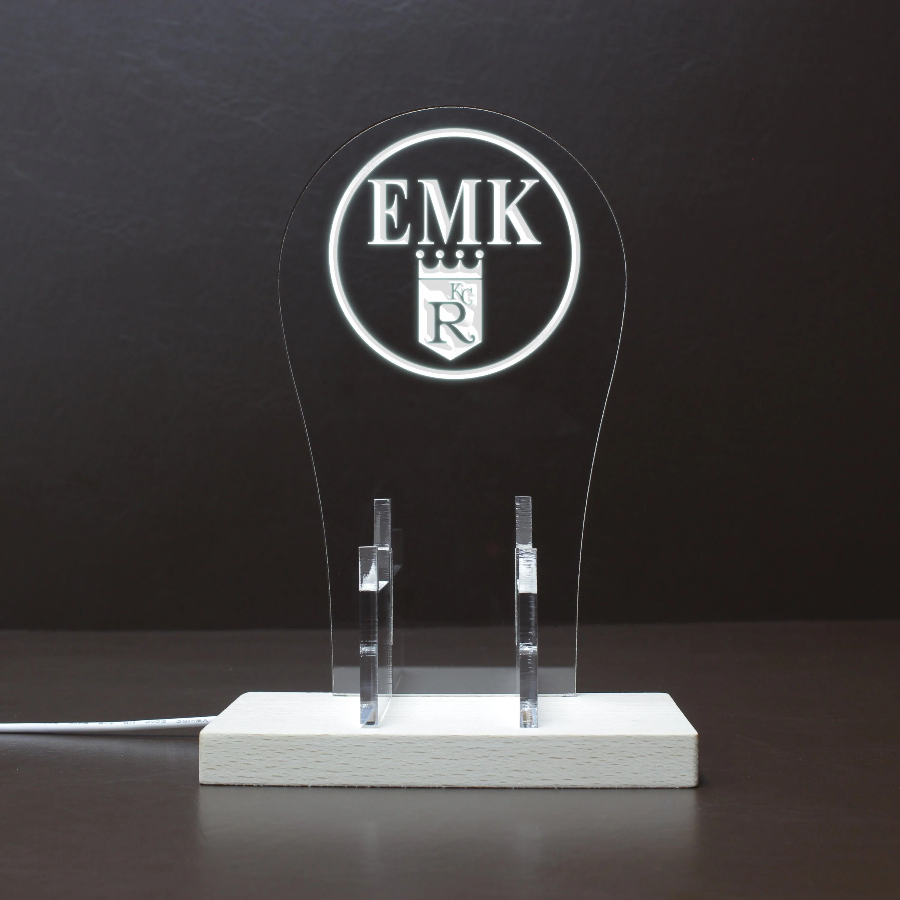Kansas City Royals Memorial LED Gaming Headset Controller Stand - Image 10