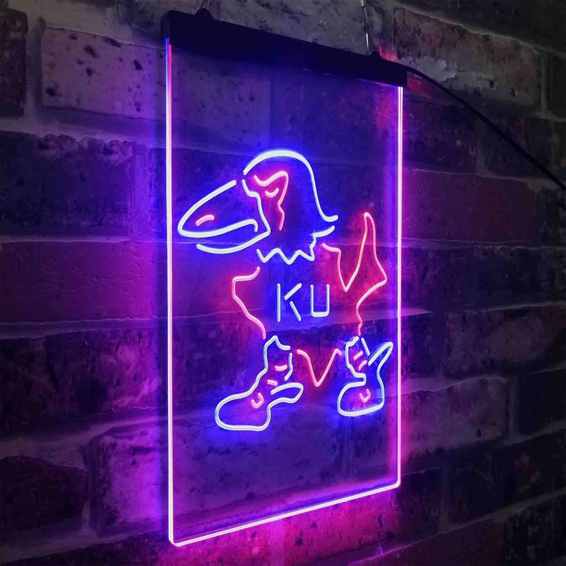Kansas Jayhawks,NCAA Neon-Like LED Sign - Image 23