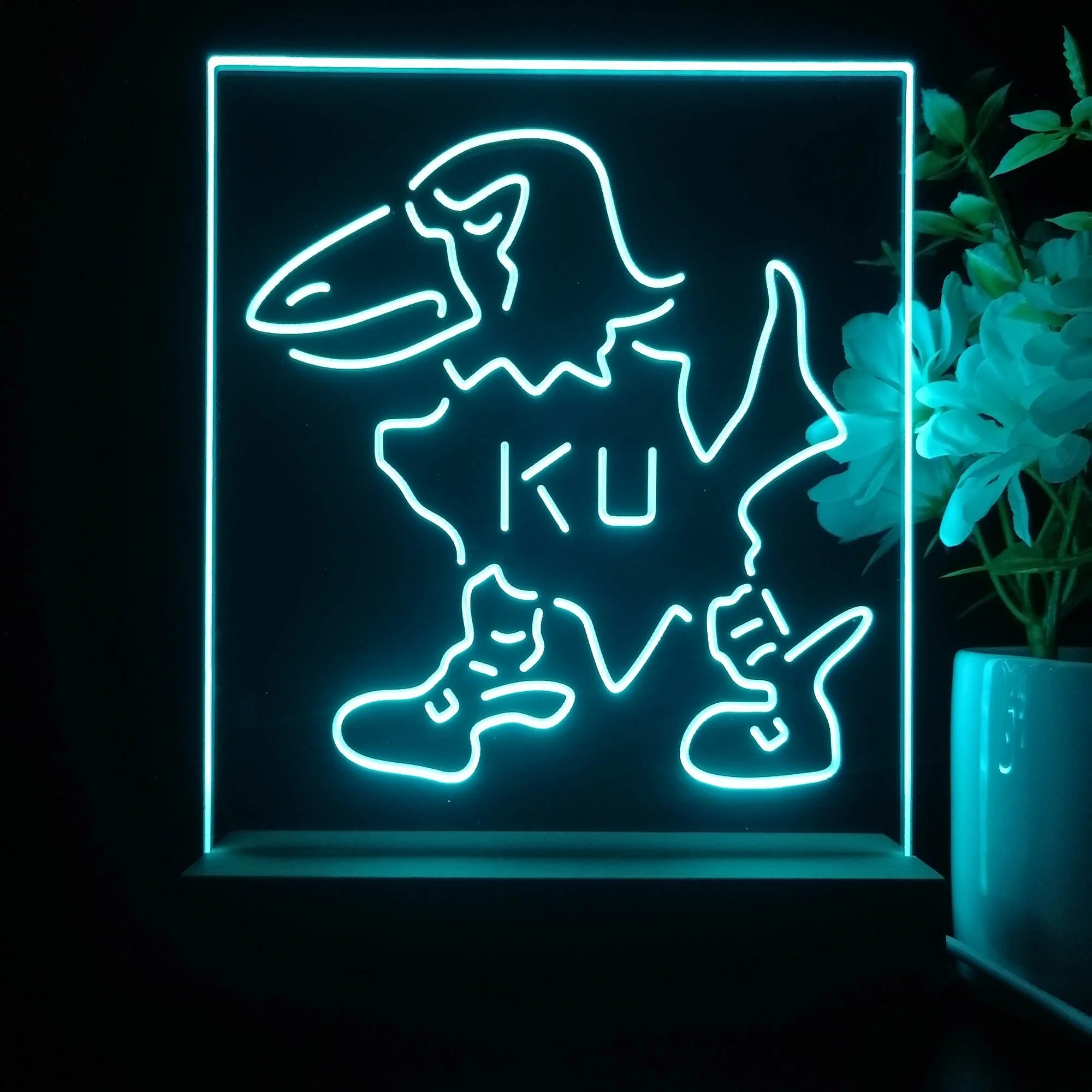 Kansas Jayhawks Neon Sign Pub Bar Lamp - Image 3