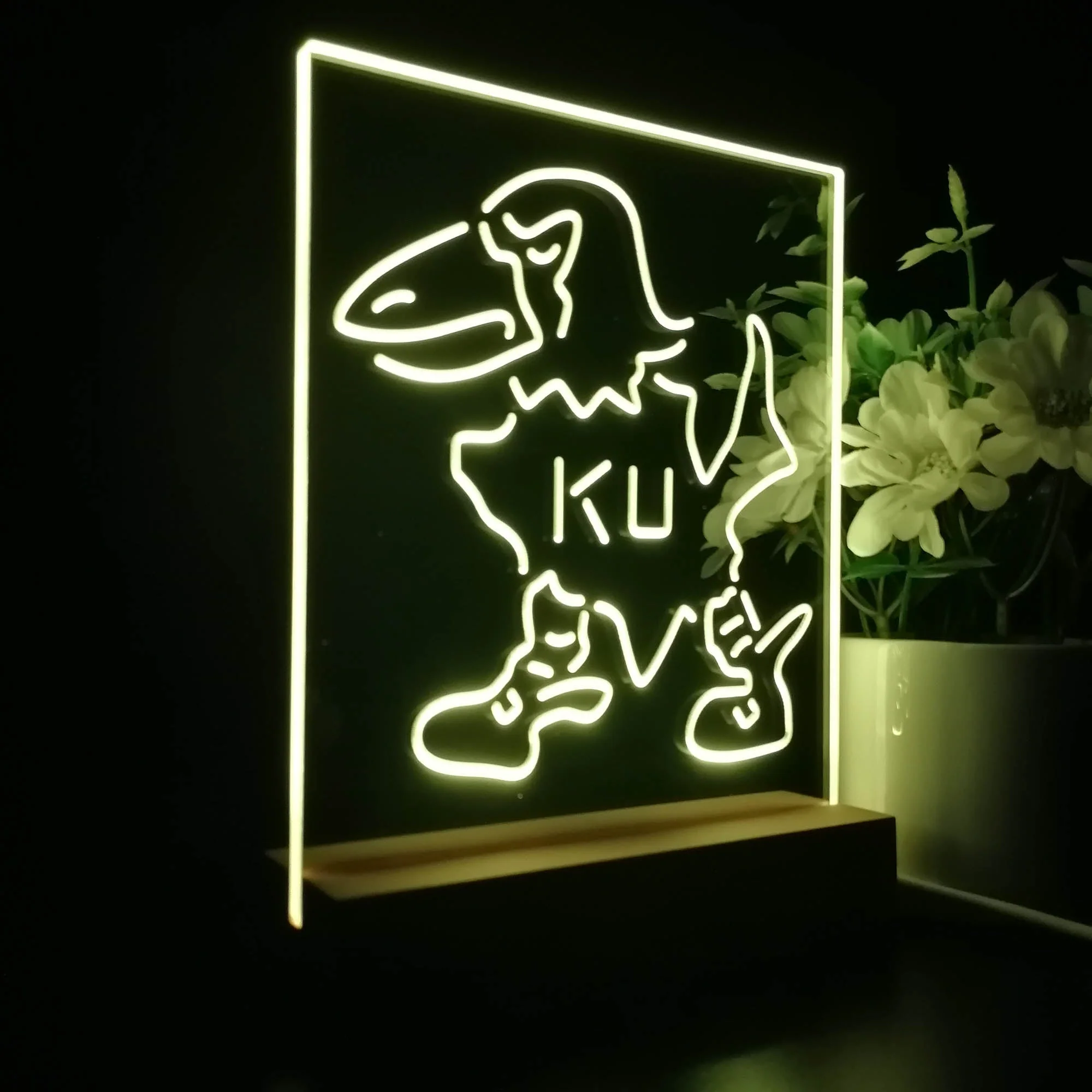 Kansas Jayhawks Neon Sign Pub Bar Lamp - Image 7