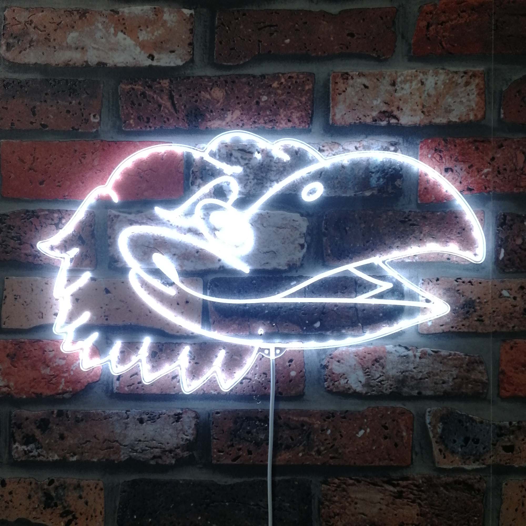 Kansas Jayhawks Neon LED Sign with Dynamic RGB Colors - Image 5