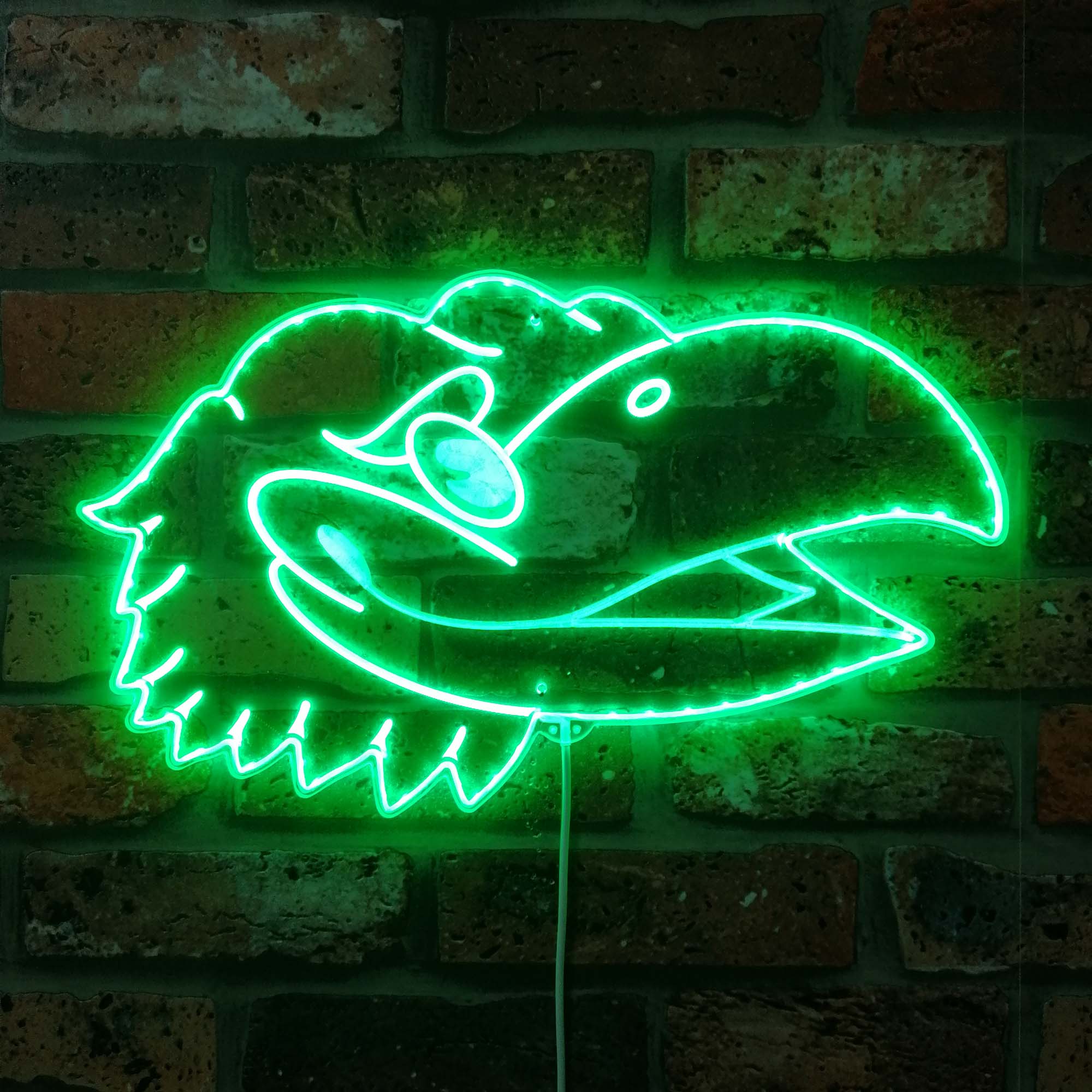 Kansas Jayhawks Neon LED Sign with Dynamic RGB Colors - Image 7