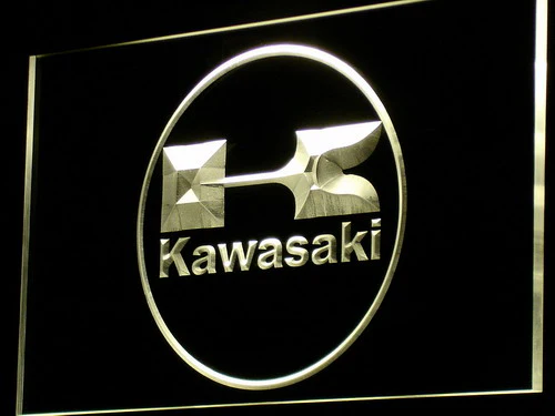 Kawasaki Racing Motorcylc LED Neon Sign - Image 4