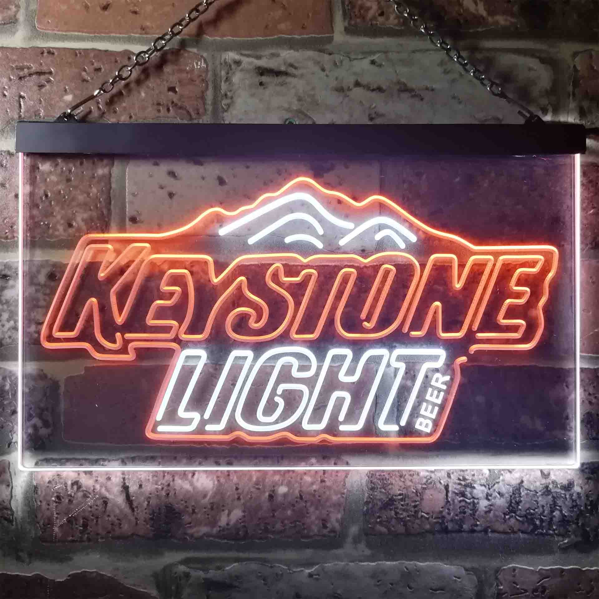 Keystone Light Beer Home Bar Neon Light LED Sign - Image 2