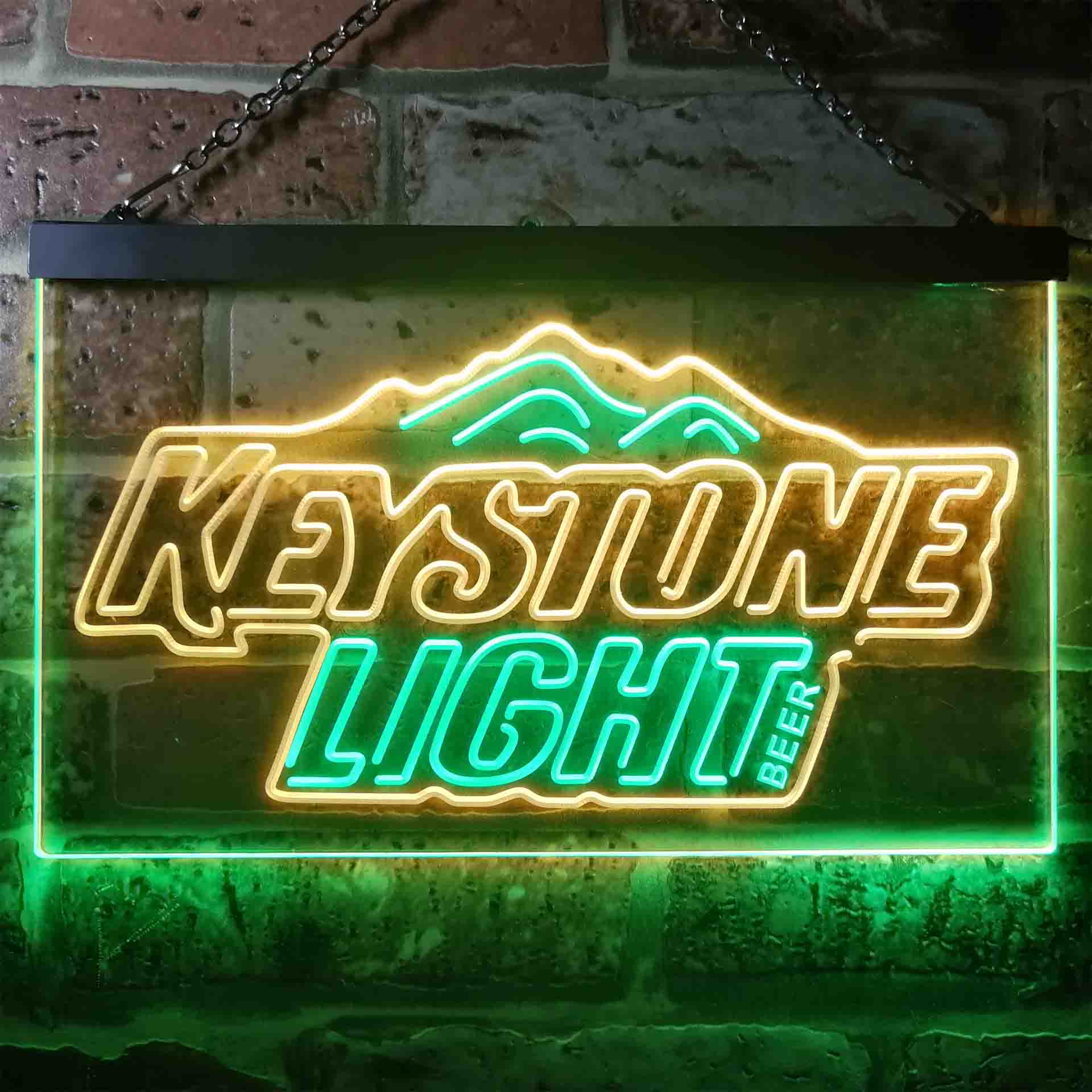 Keystone Light Beer Home Bar Neon Light LED Sign - Image 7