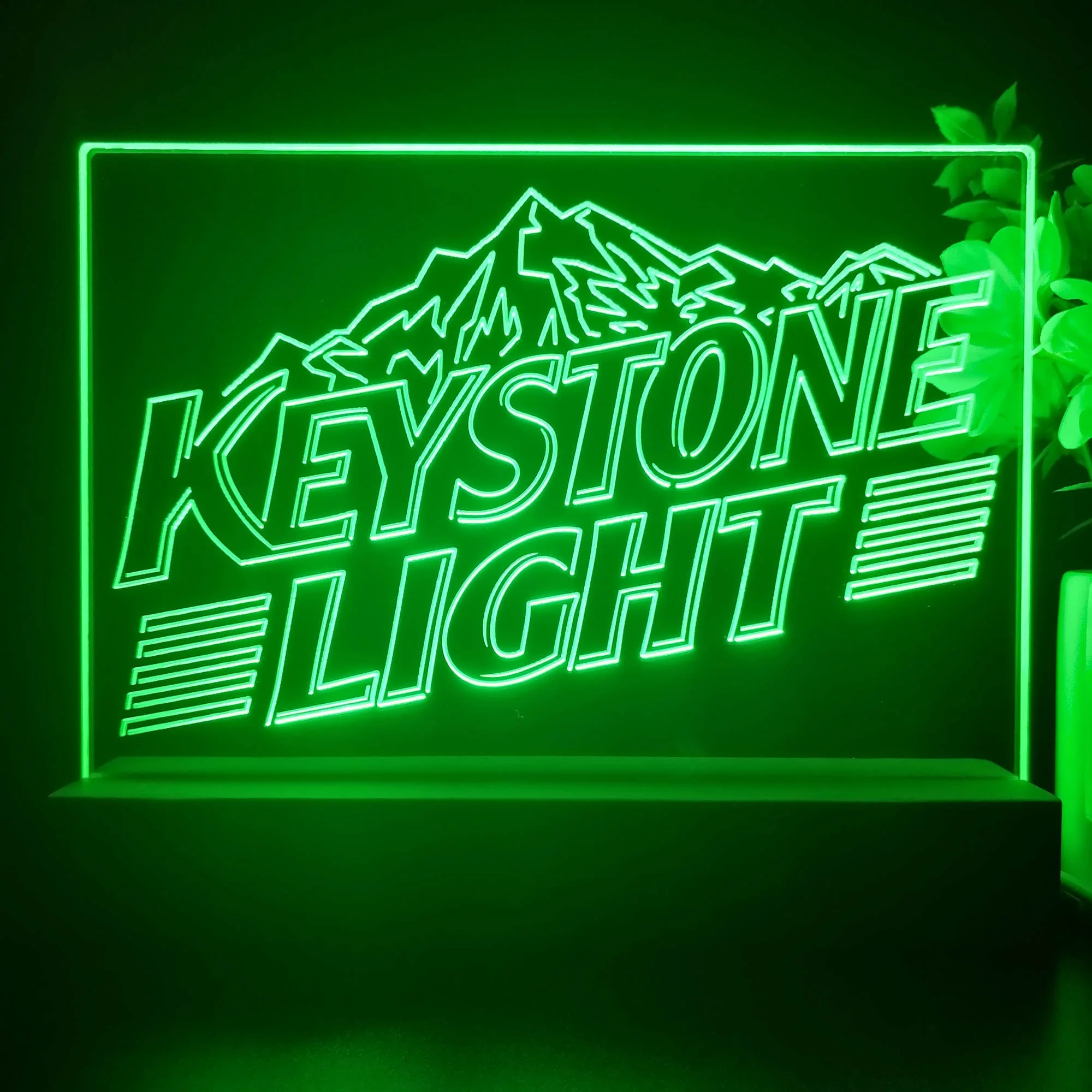 Keystone Light Neon Sign Pub Bar Decor Lamp - Image 2