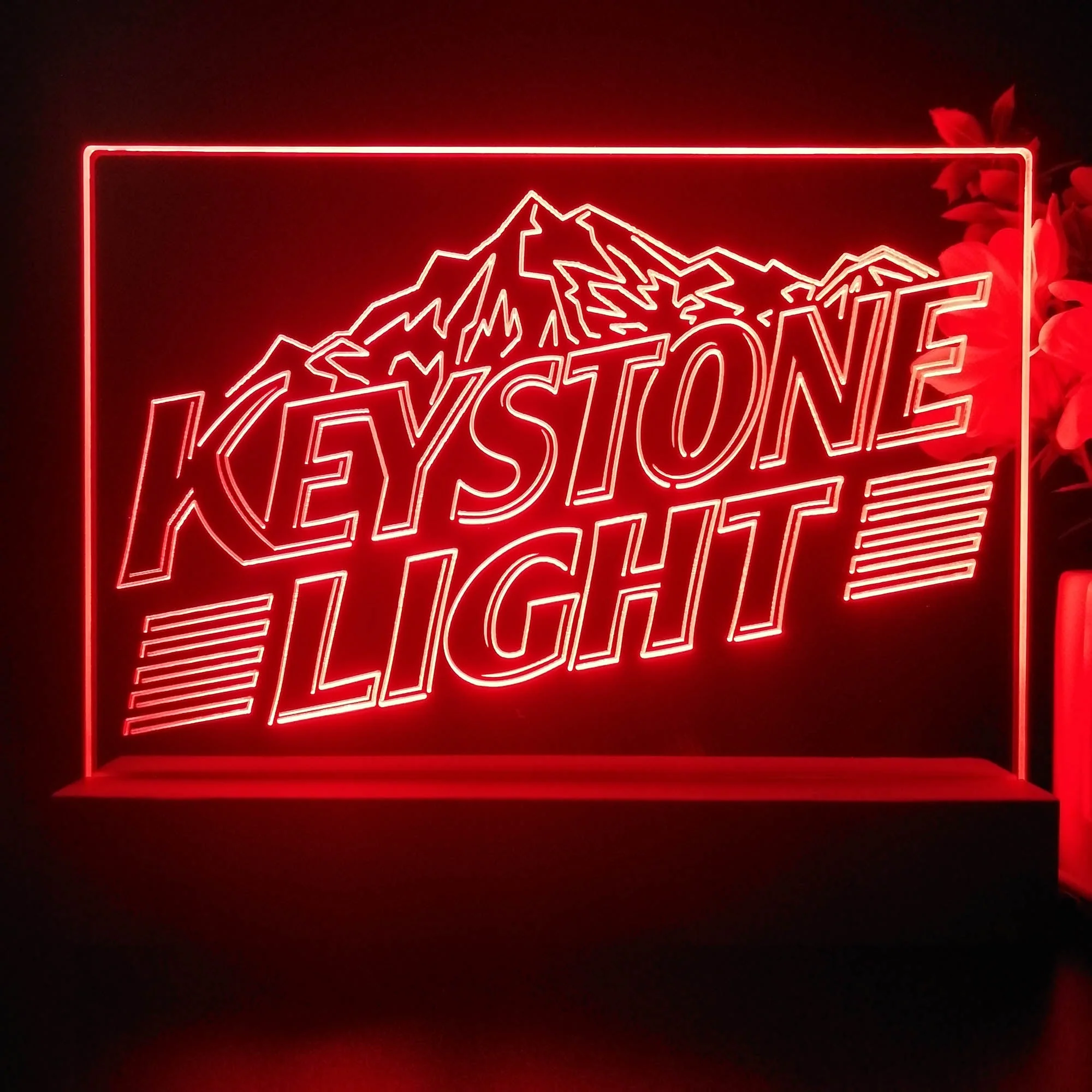 Keystone Light Neon Sign Pub Bar Decor Lamp - Image 4