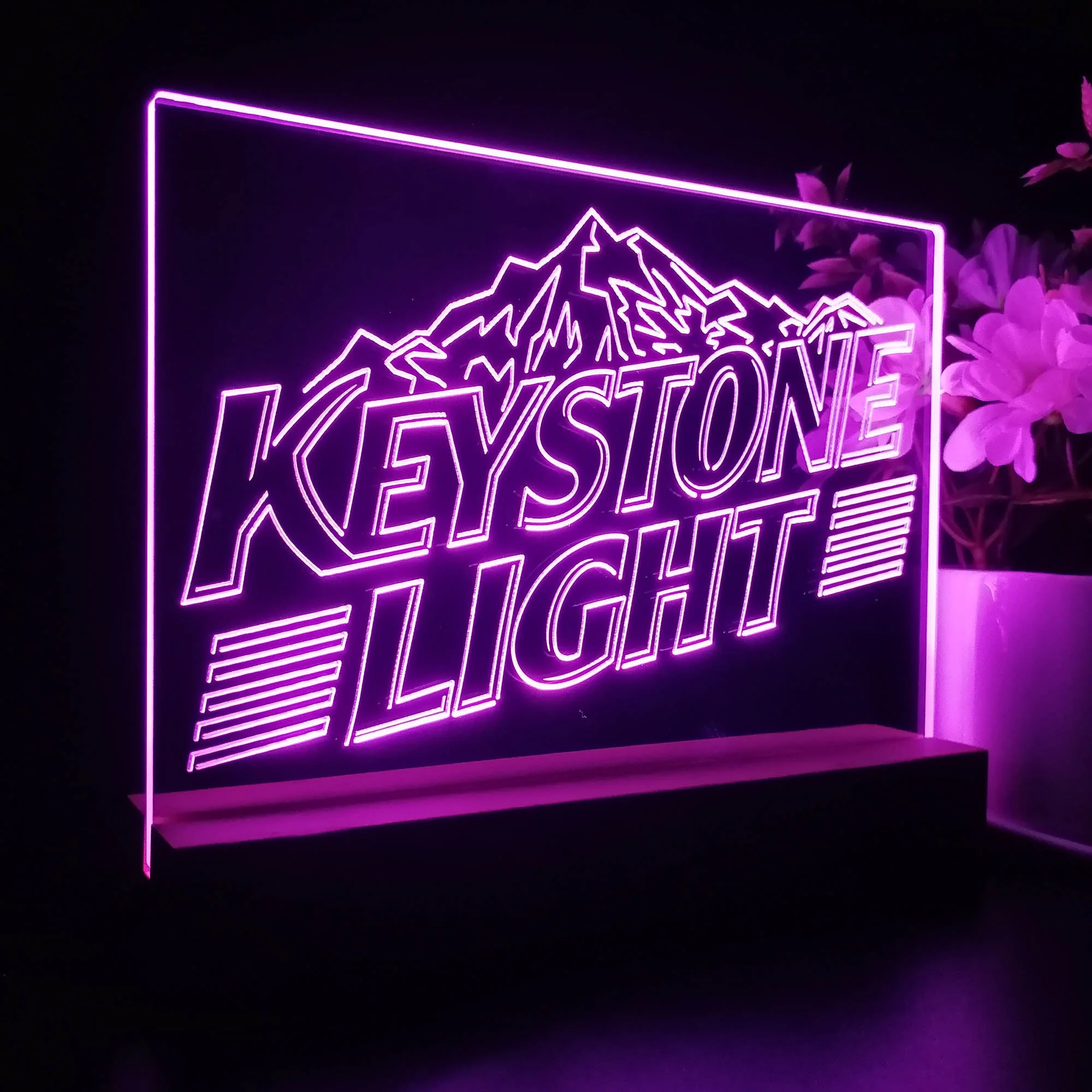 Keystone Light Neon Sign Pub Bar Decor Lamp - Image 6