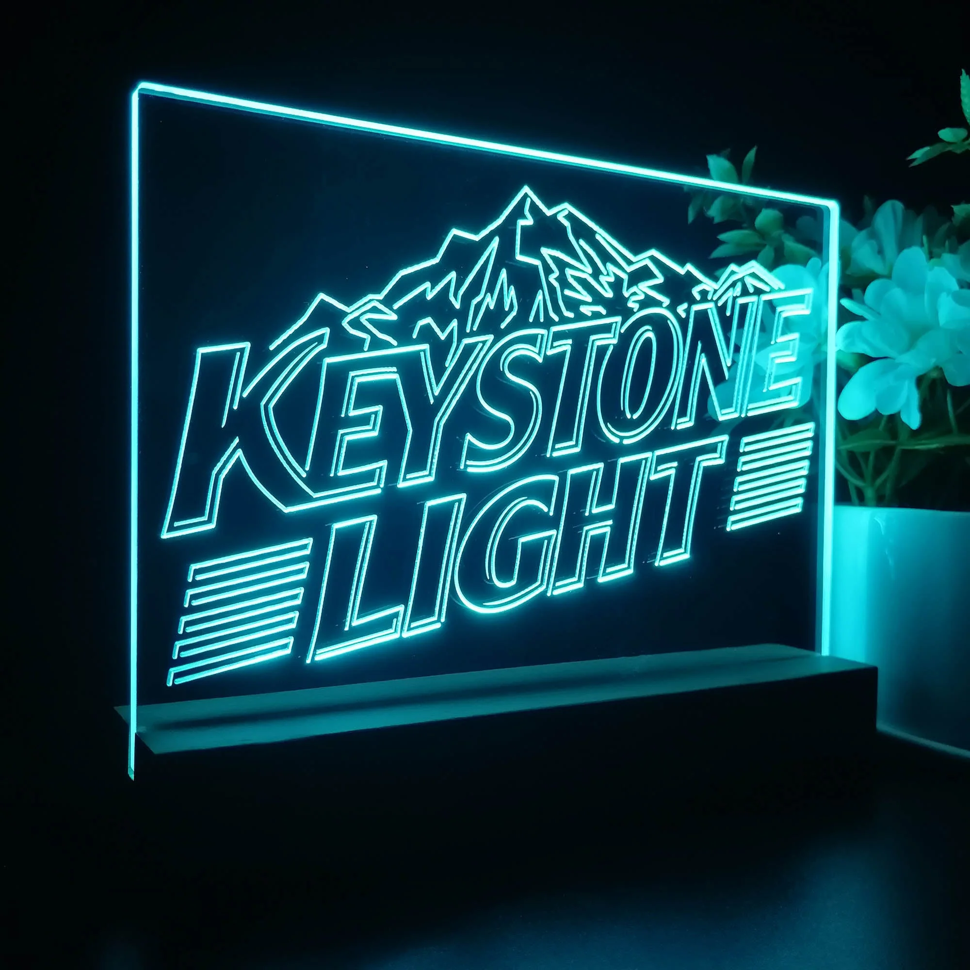 Keystone Light Neon Sign Pub Bar Decor Lamp - Image 7
