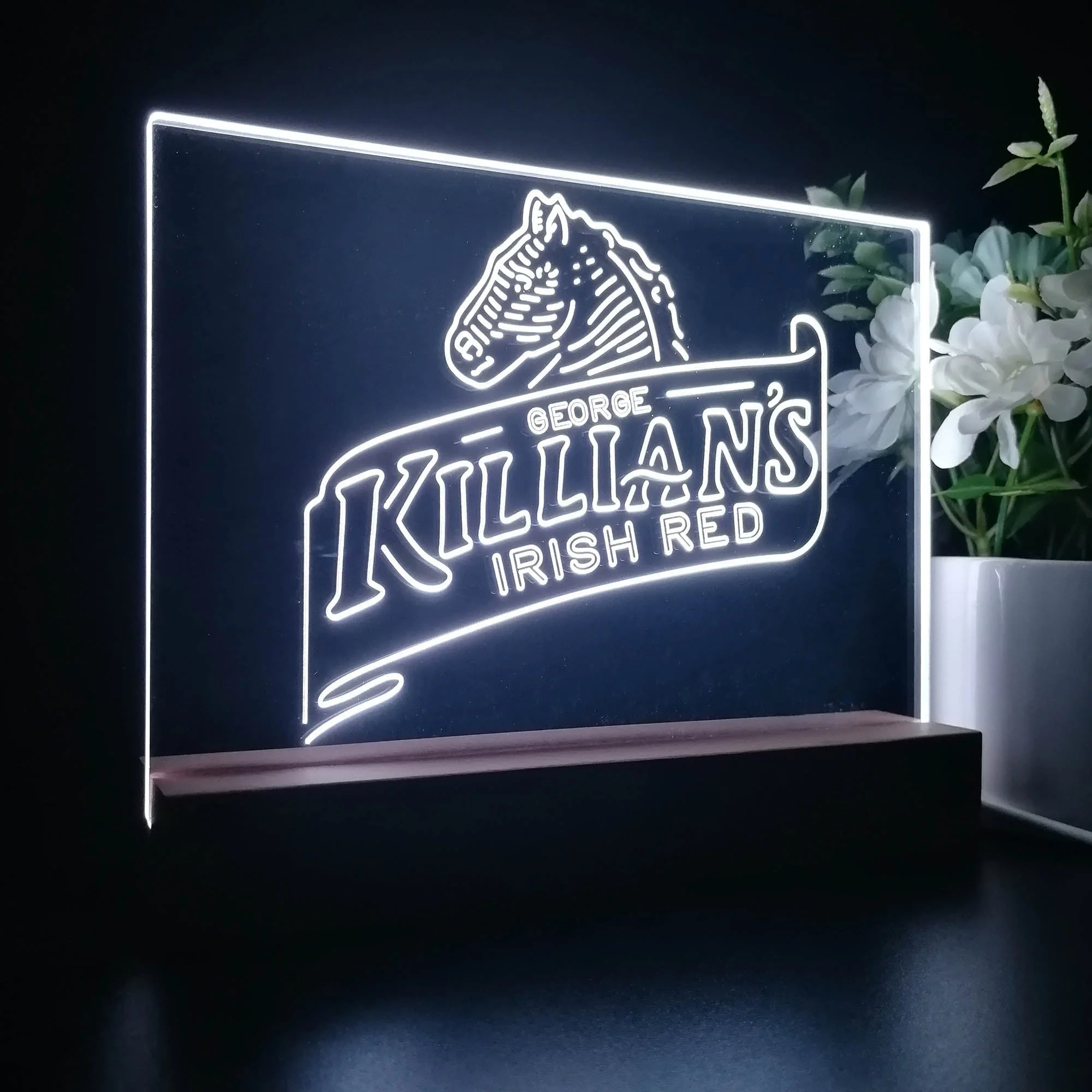 Killian's Beer Irish Red Horse Head Neon Sign Pub Bar Lamp - Image 6