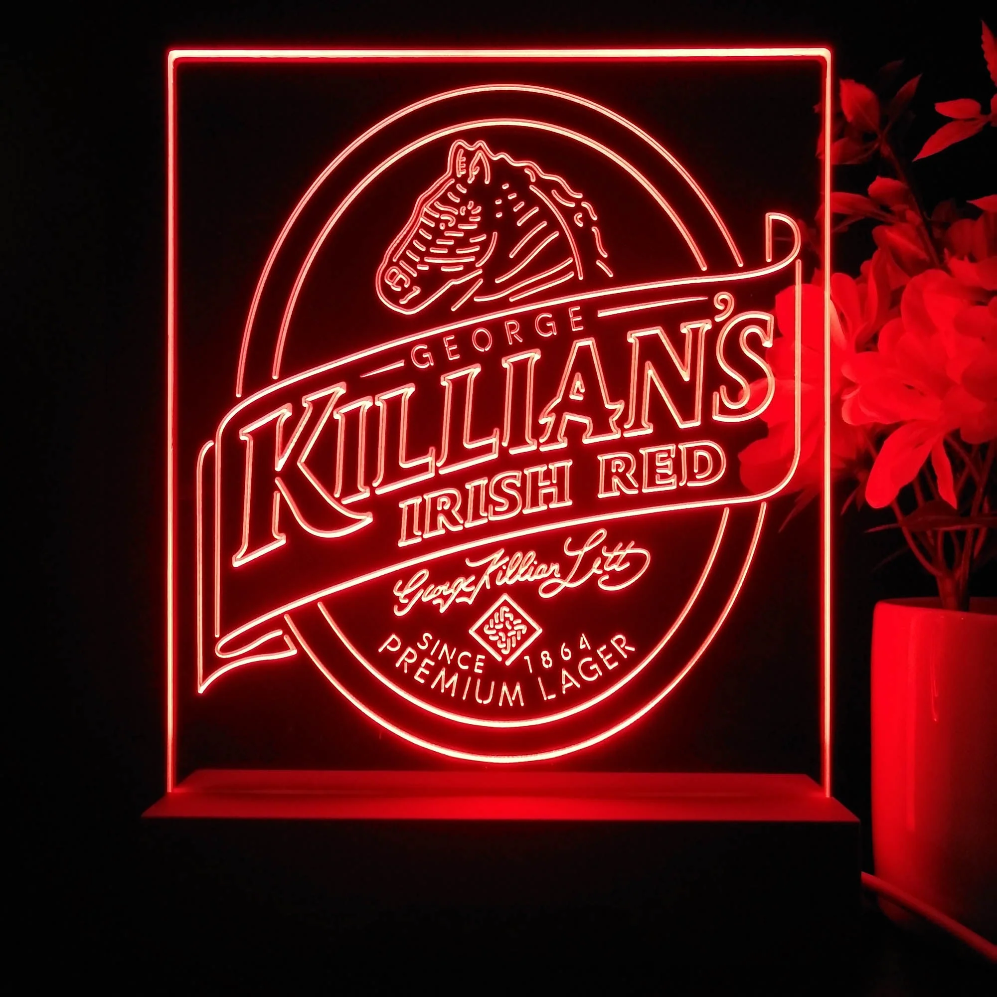 Killian's Irish Beer Night Light Neon Pub Bar Lamp - Image 4
