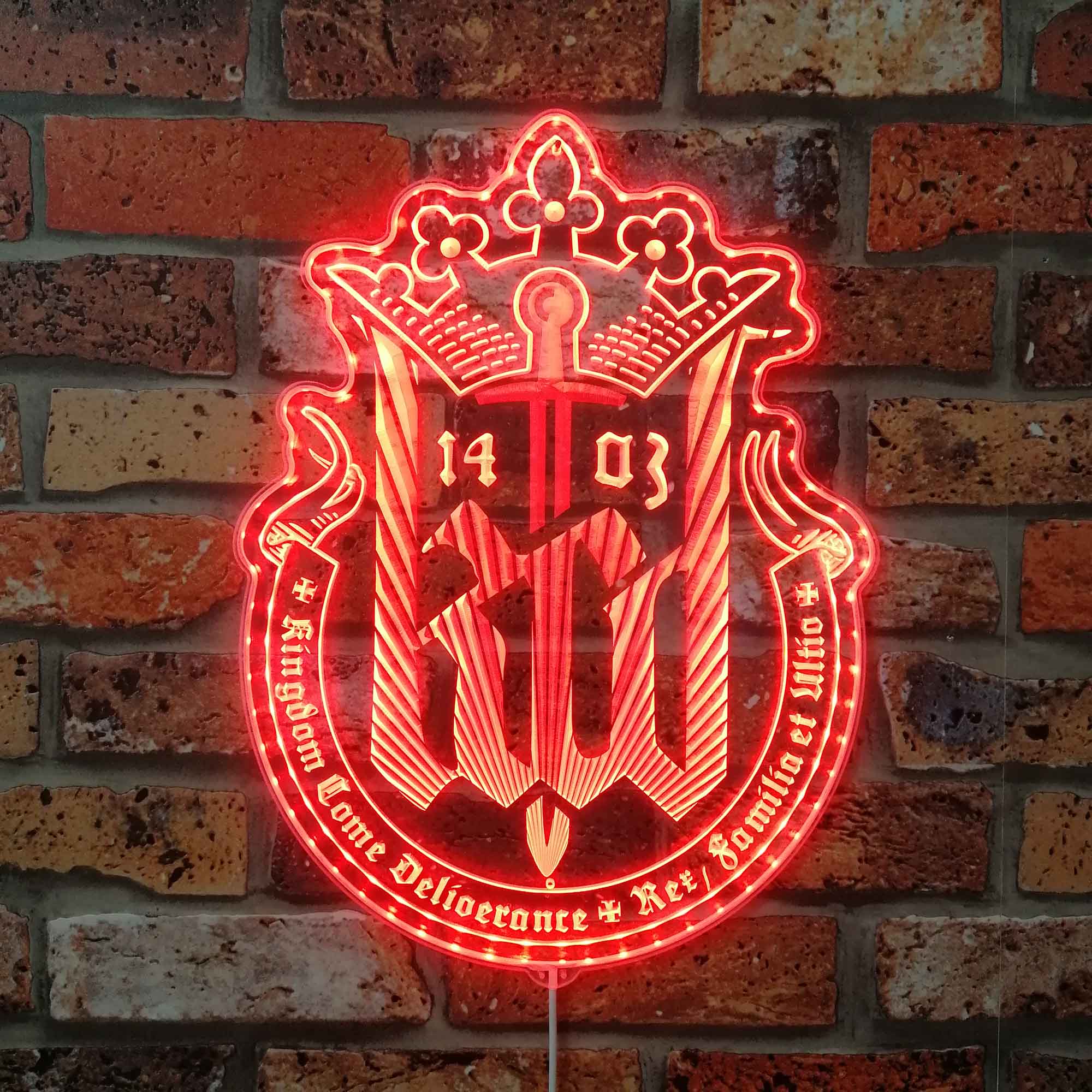 Kingdom Come Neon LED Sign with Dynamic RGB Colors - Image 3