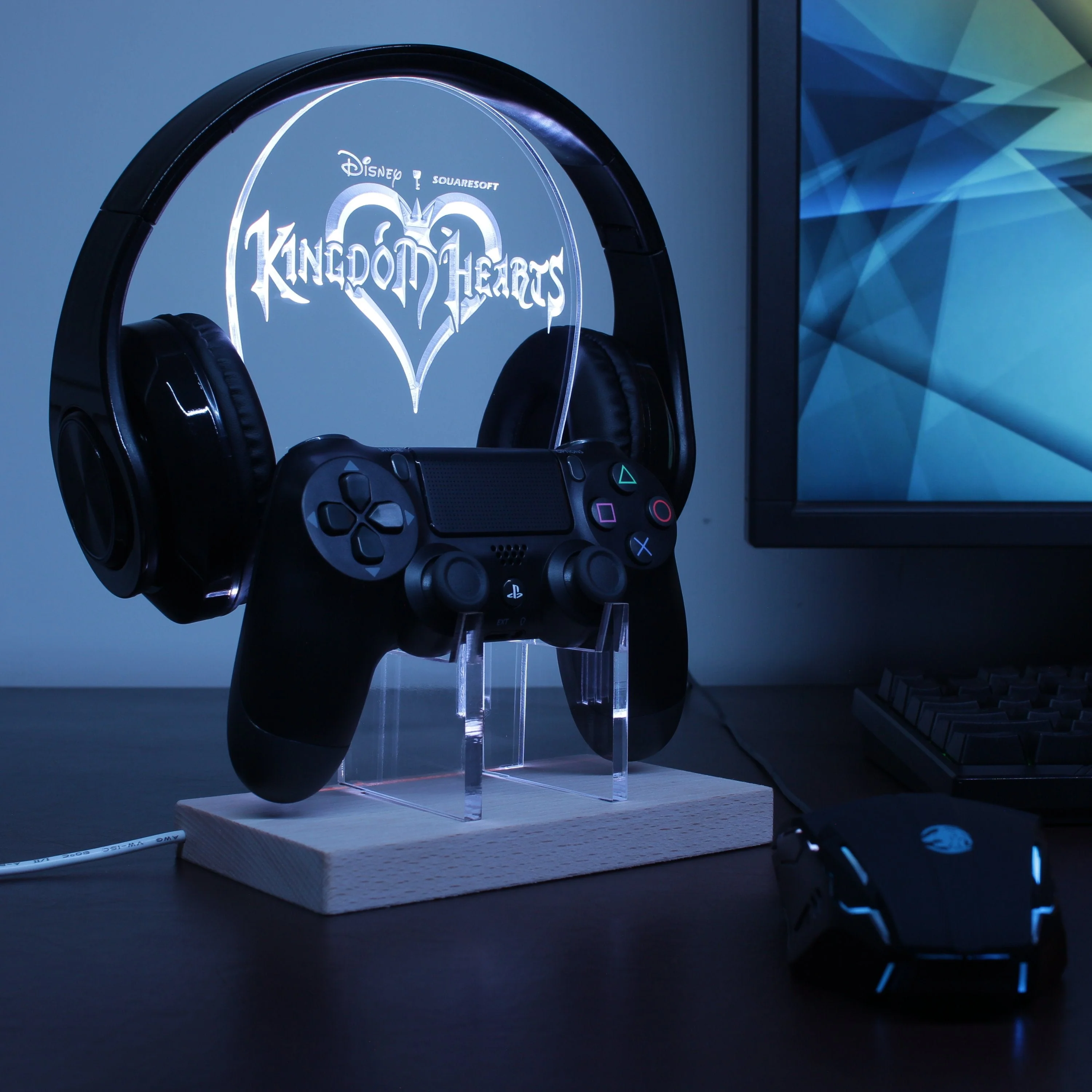 Kingdom Hearts LED Gaming Headset Controller Stand - Image 3