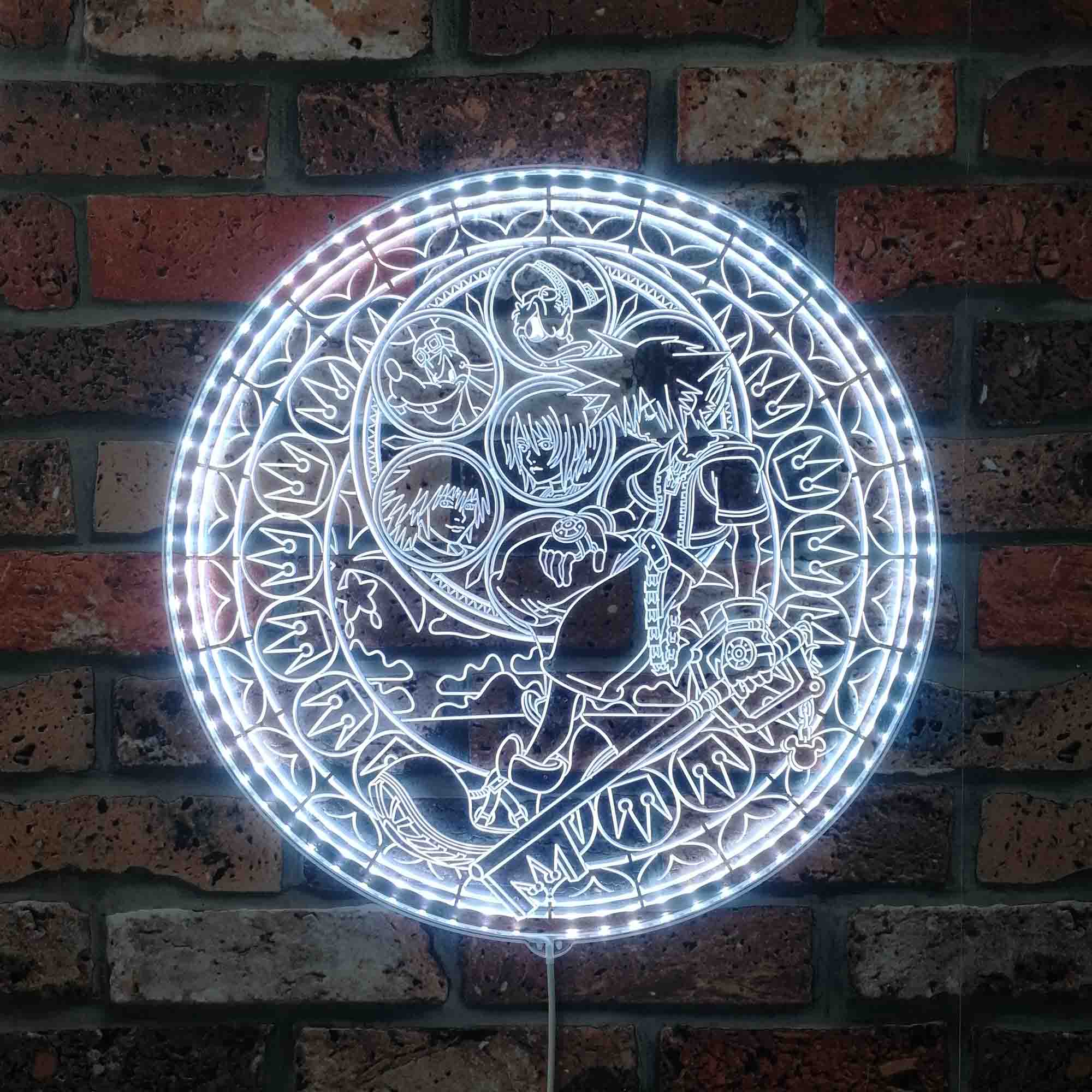 Kingdom Hearts Neon LED Sign with Dynamic RGB Colors - Image 5