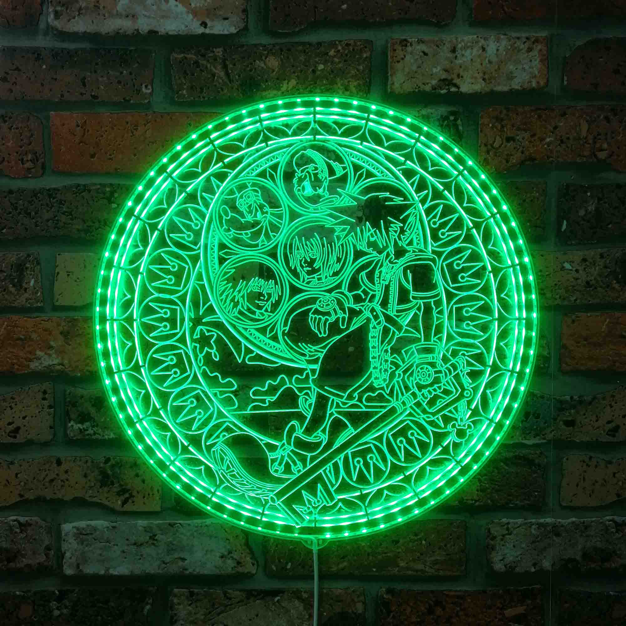 Kingdom Hearts Neon LED Sign with Dynamic RGB Colors - Image 6