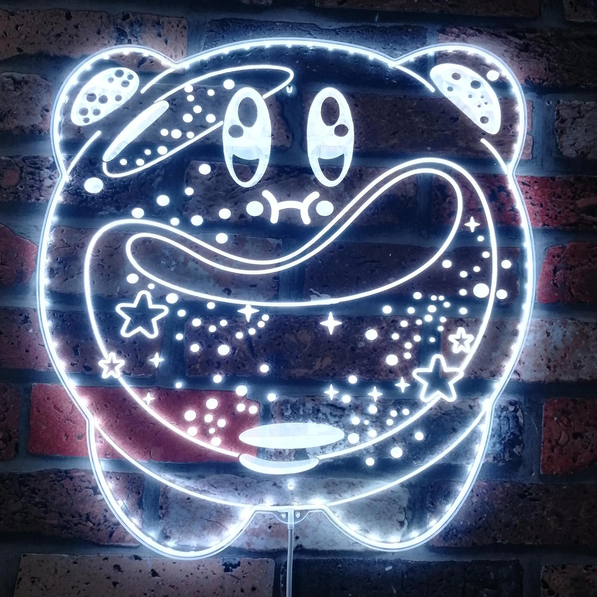 Cute Kirby Star Allies Neon RGB Edge Lit LED Sign - Image 6