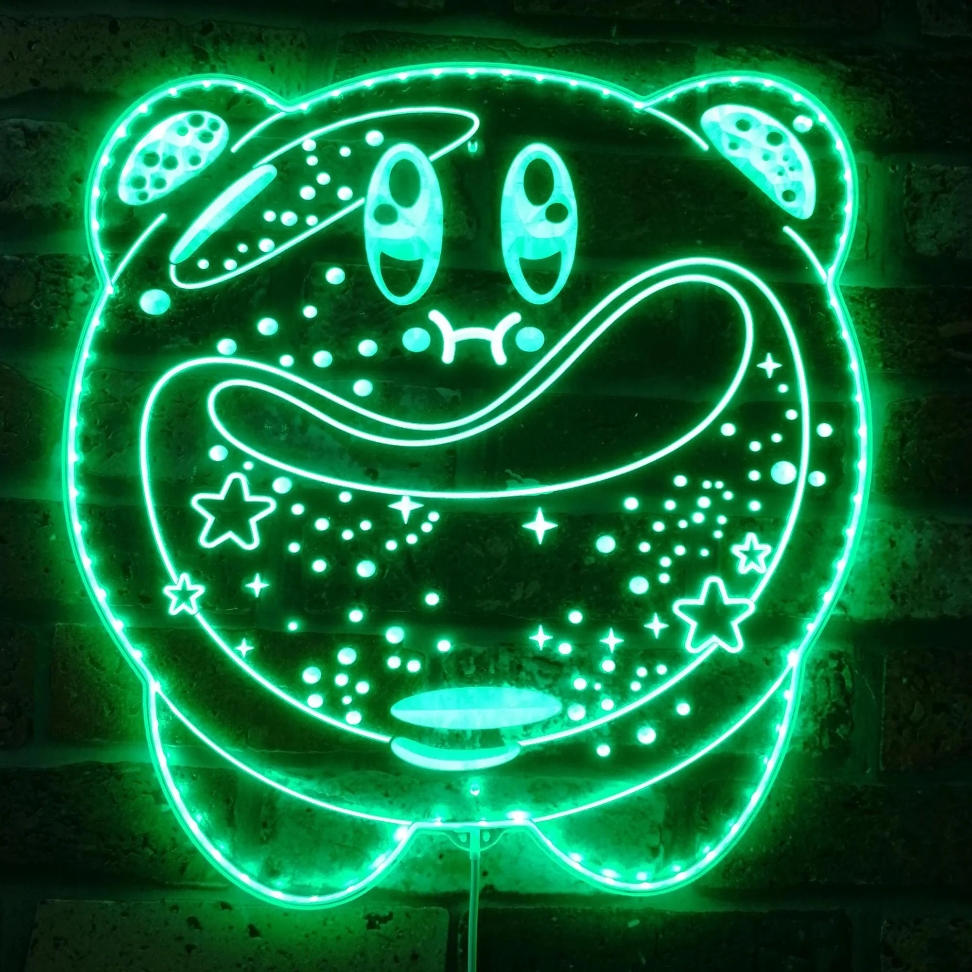 Cute Kirby Star Allies Neon RGB Edge Lit LED Sign - Image 7