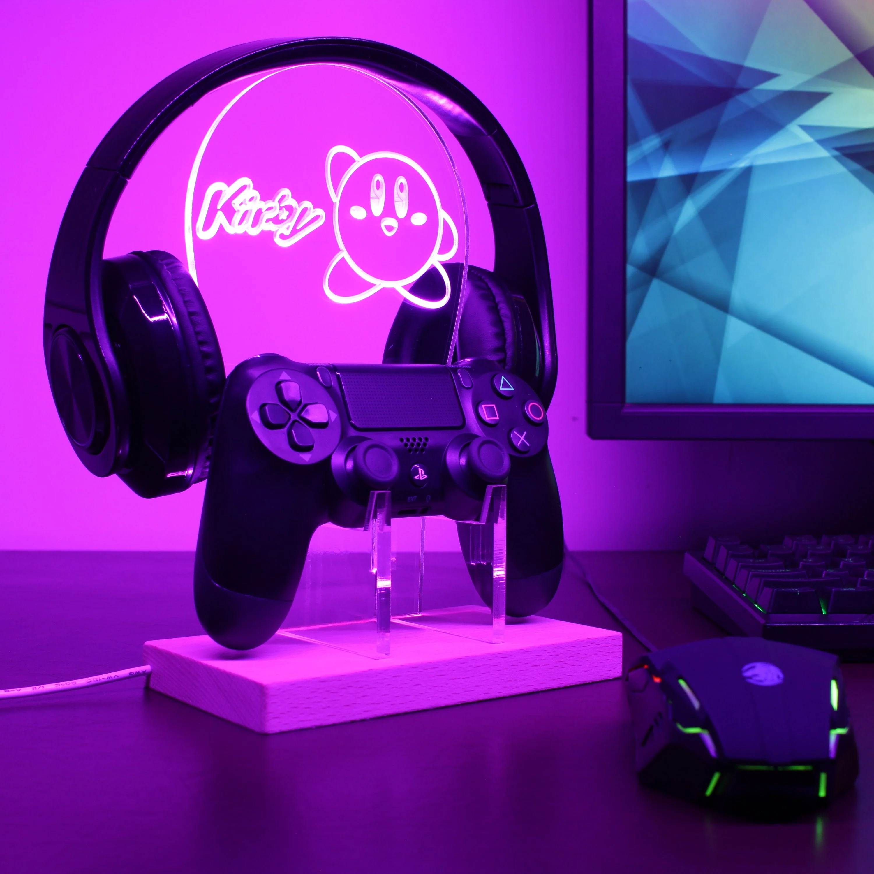Kirby Star Allies LED Gaming Headset Controller Stand - Image 2