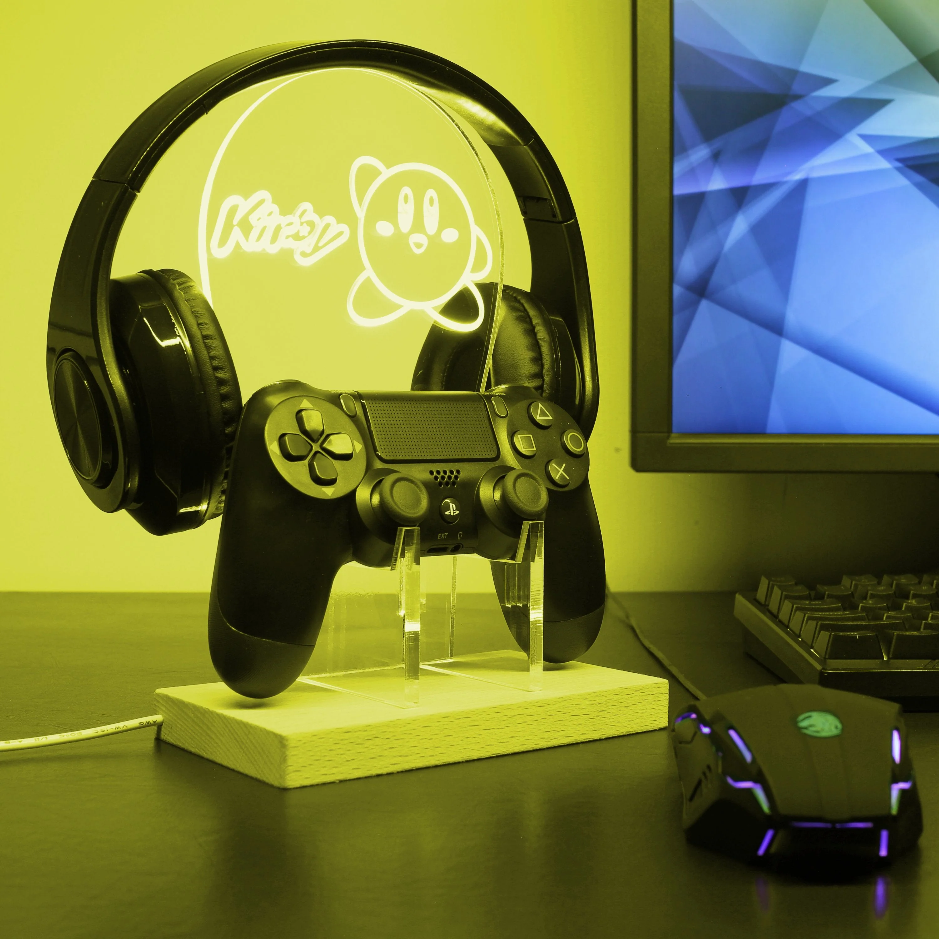 Kirby Star Allies LED Gaming Headset Controller Stand - Image 4