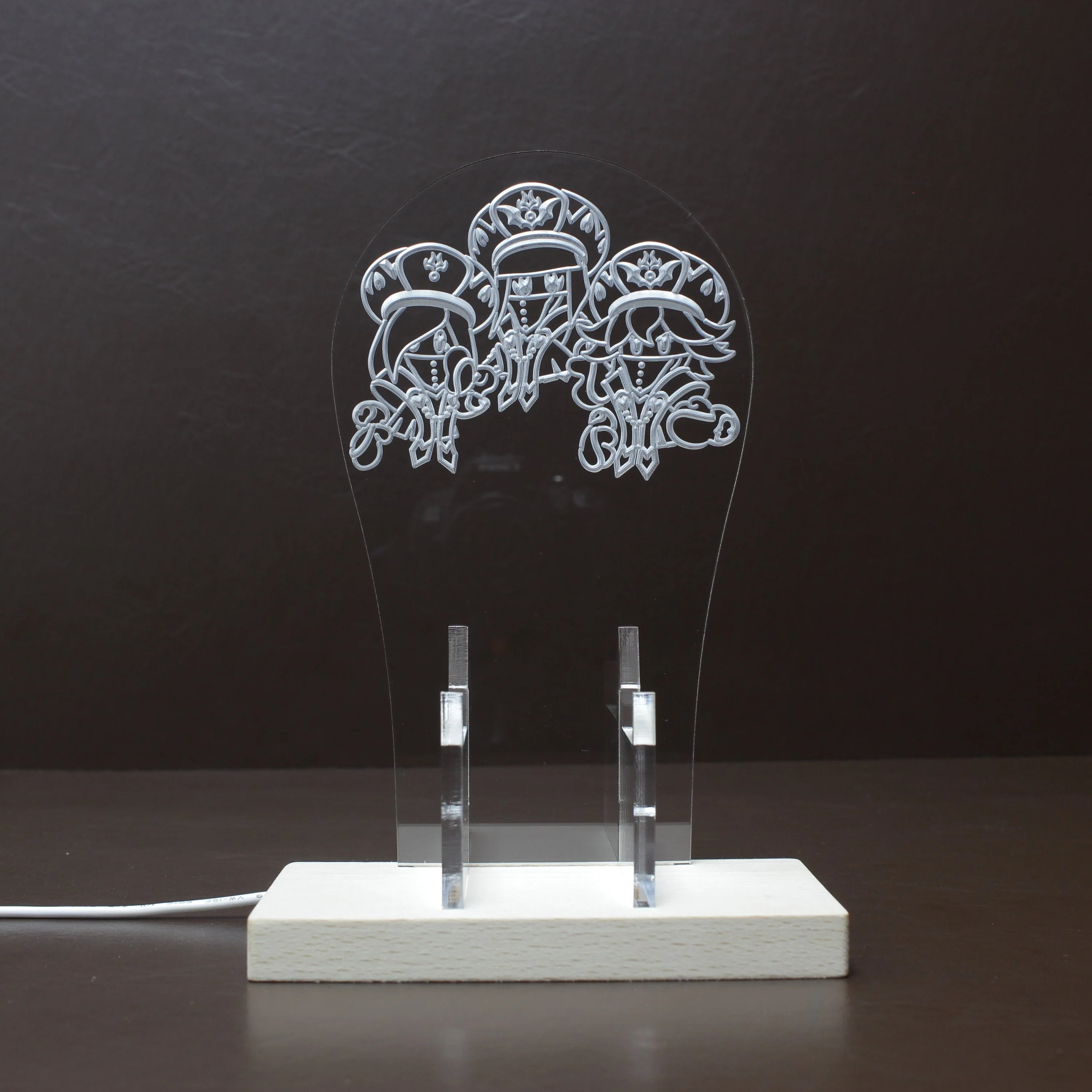 Kirby Star Allies Mage Sisters LED Gaming Headset Controller Stand - Image 10