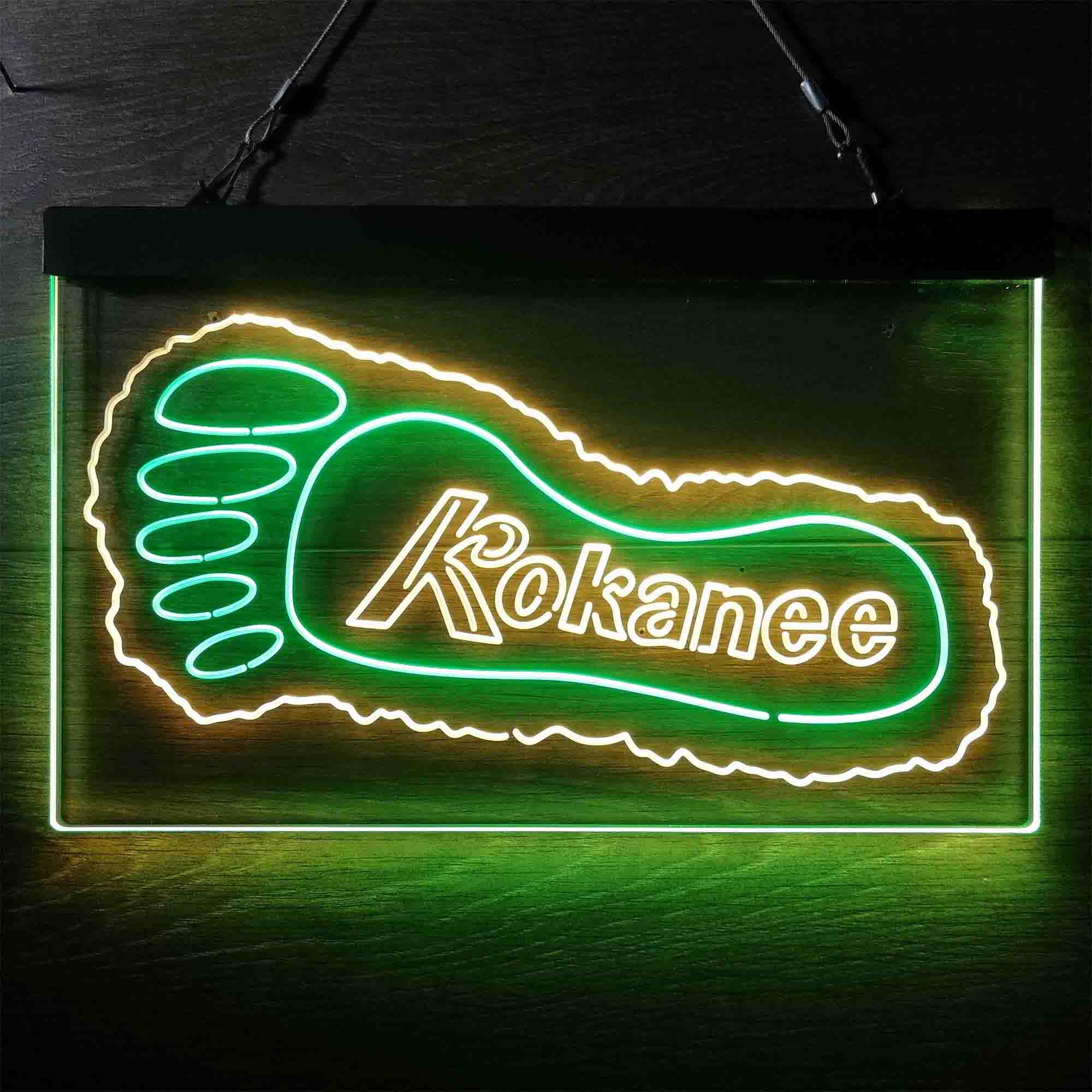 Kokanee Beer Foot Neon-Like LED Sign - Image 2