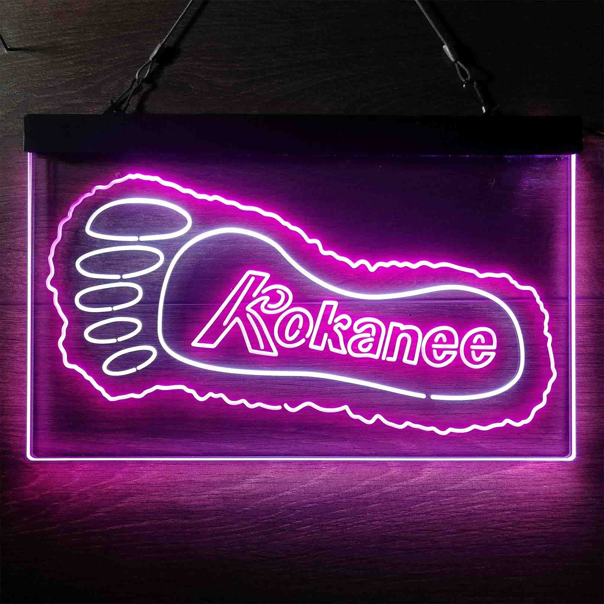 Kokanee Beer Foot Neon-Like LED Sign - Image 5