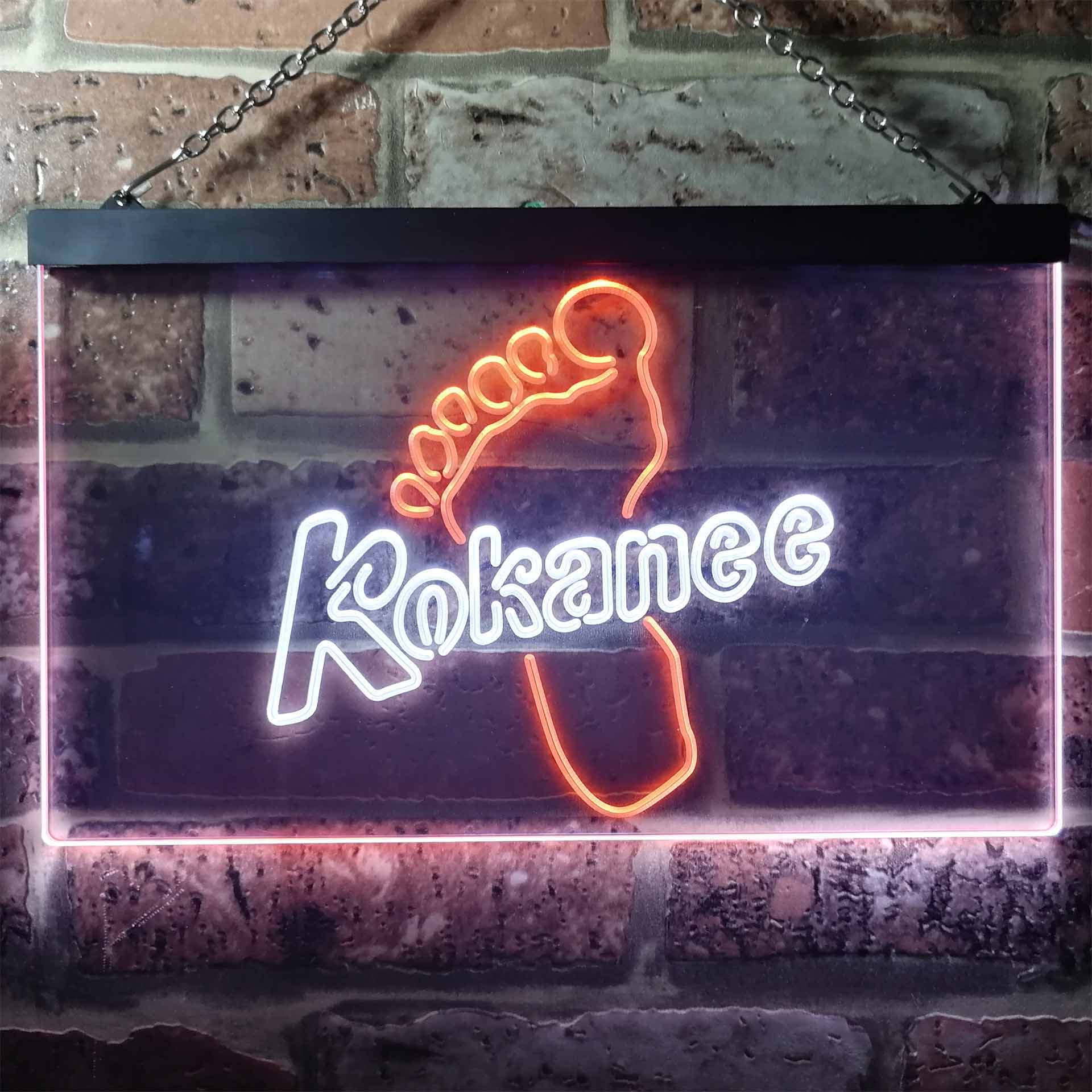 Kokanee Foot Man Cave Bar Home Bar Neon Light LED Sign - Image 11