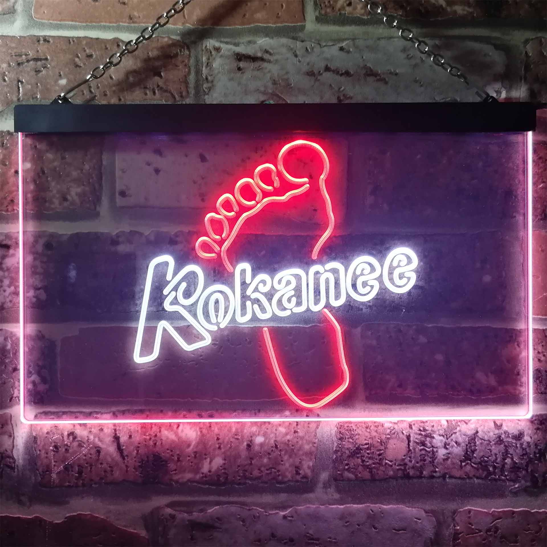 Kokanee Foot Man Cave Bar Home Bar Neon Light LED Sign - Image 13