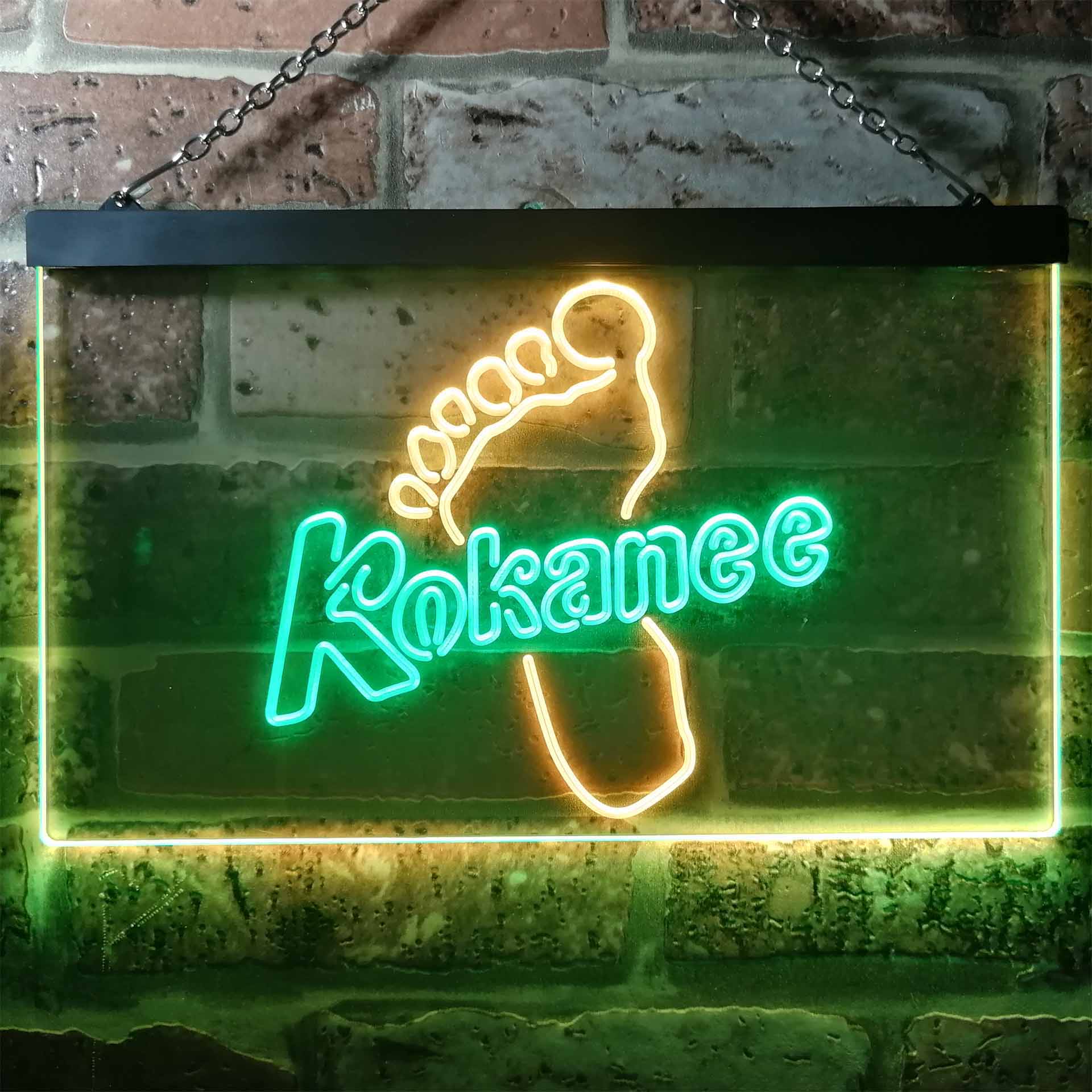Kokanee Foot Man Cave Bar Home Bar Neon Light LED Sign - Image 4