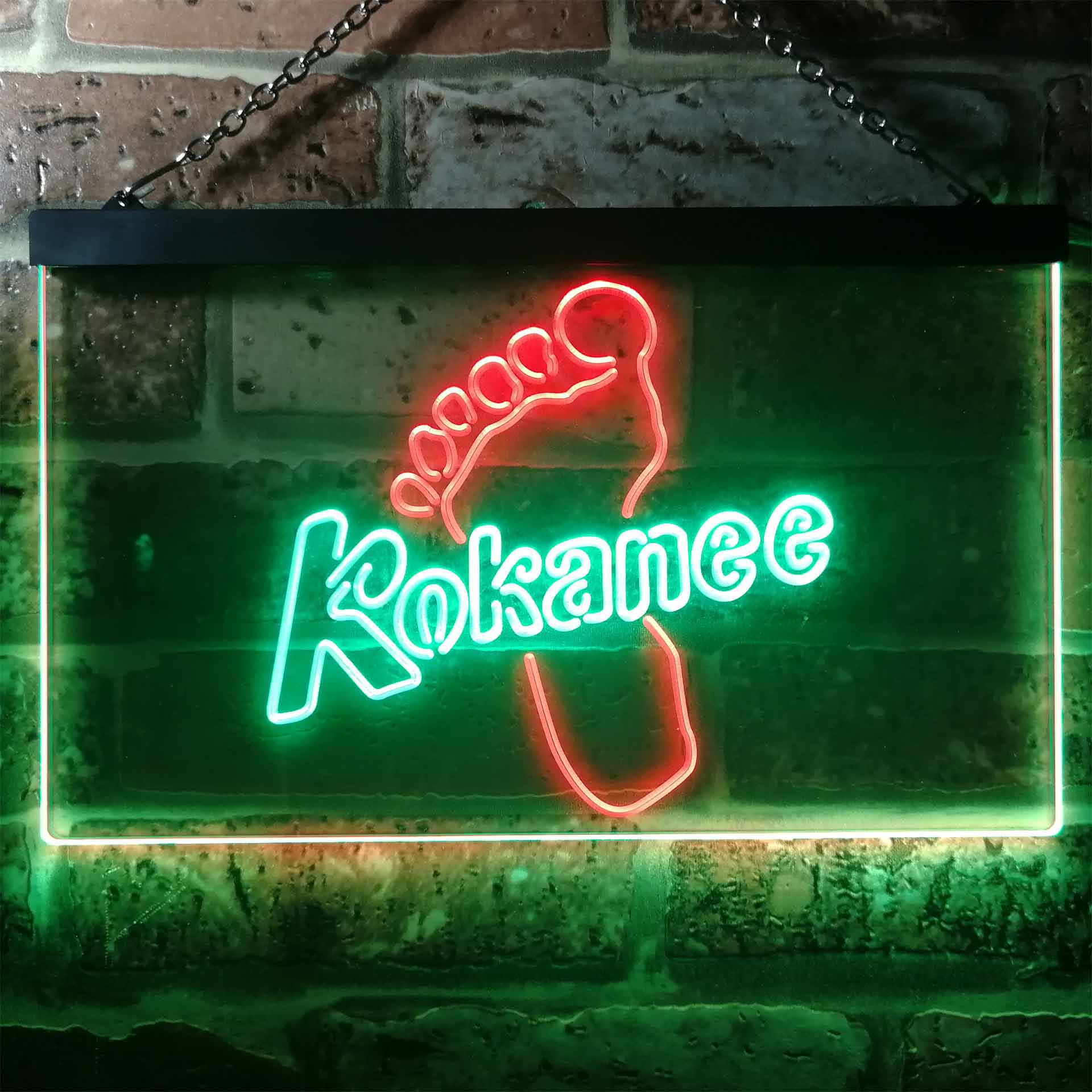 Kokanee Foot Man Cave Bar Home Bar Neon Light LED Sign - Image 7