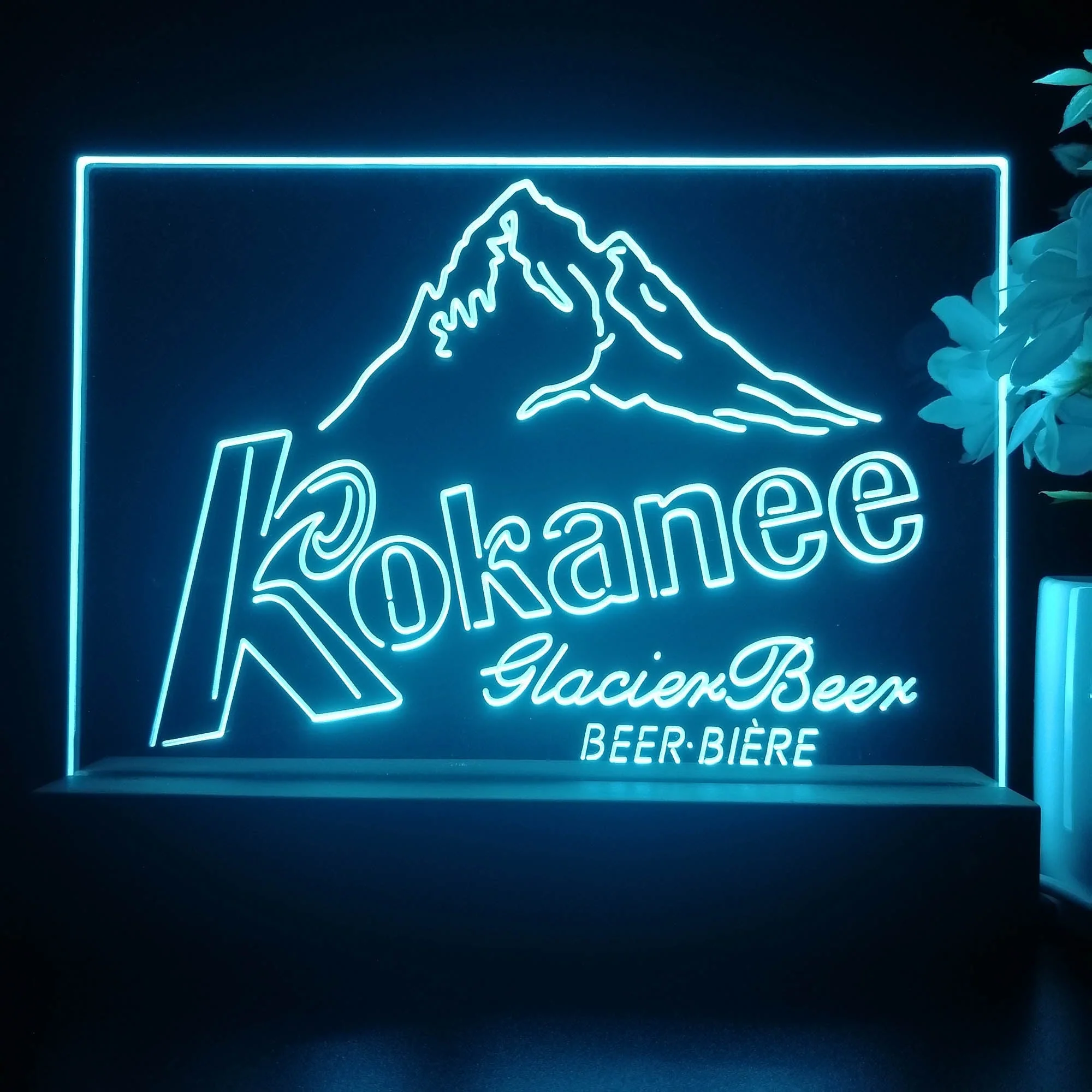 Kokanee Glacier Beer Neon Sign Pub Bar Lamp - Image 4