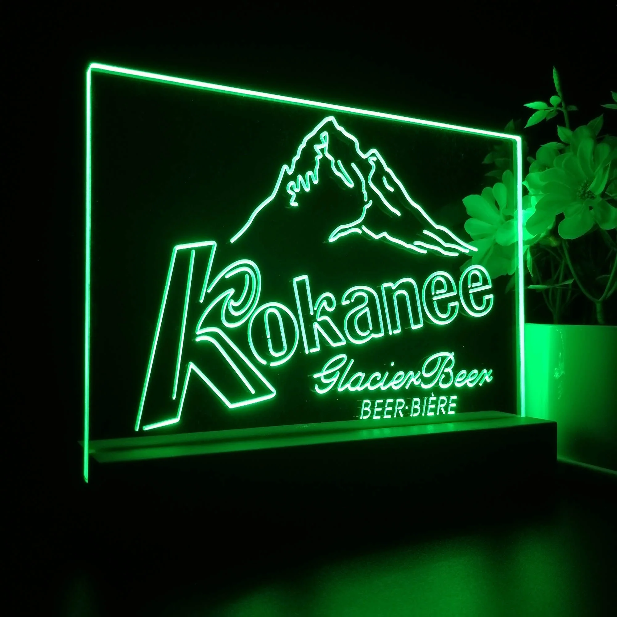 Kokanee Glacier Beer Neon Sign Pub Bar Lamp - Image 7