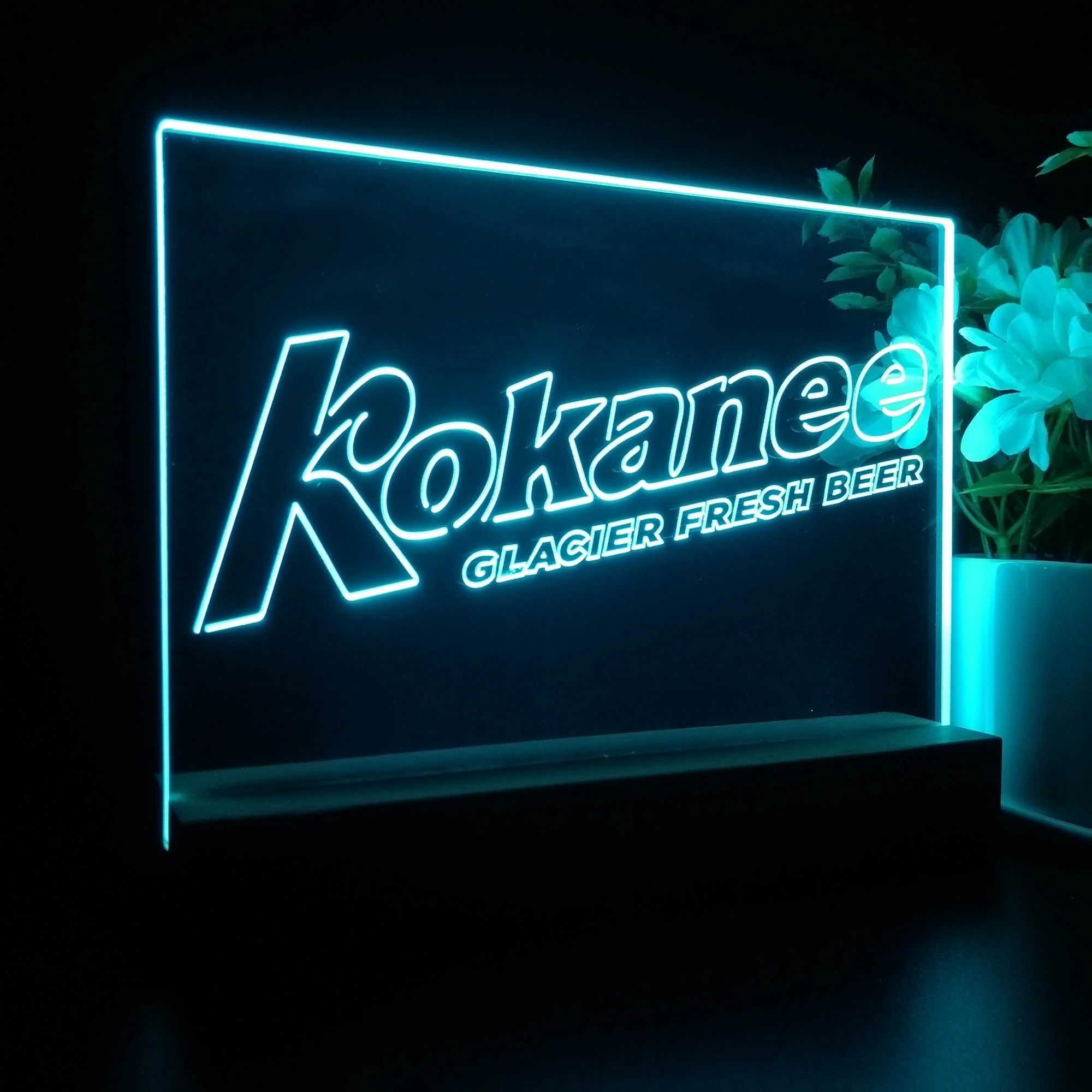 Kokanee Glacier Fresh Beer Neon Sign Pub Bar Decor Lamp - Image 7