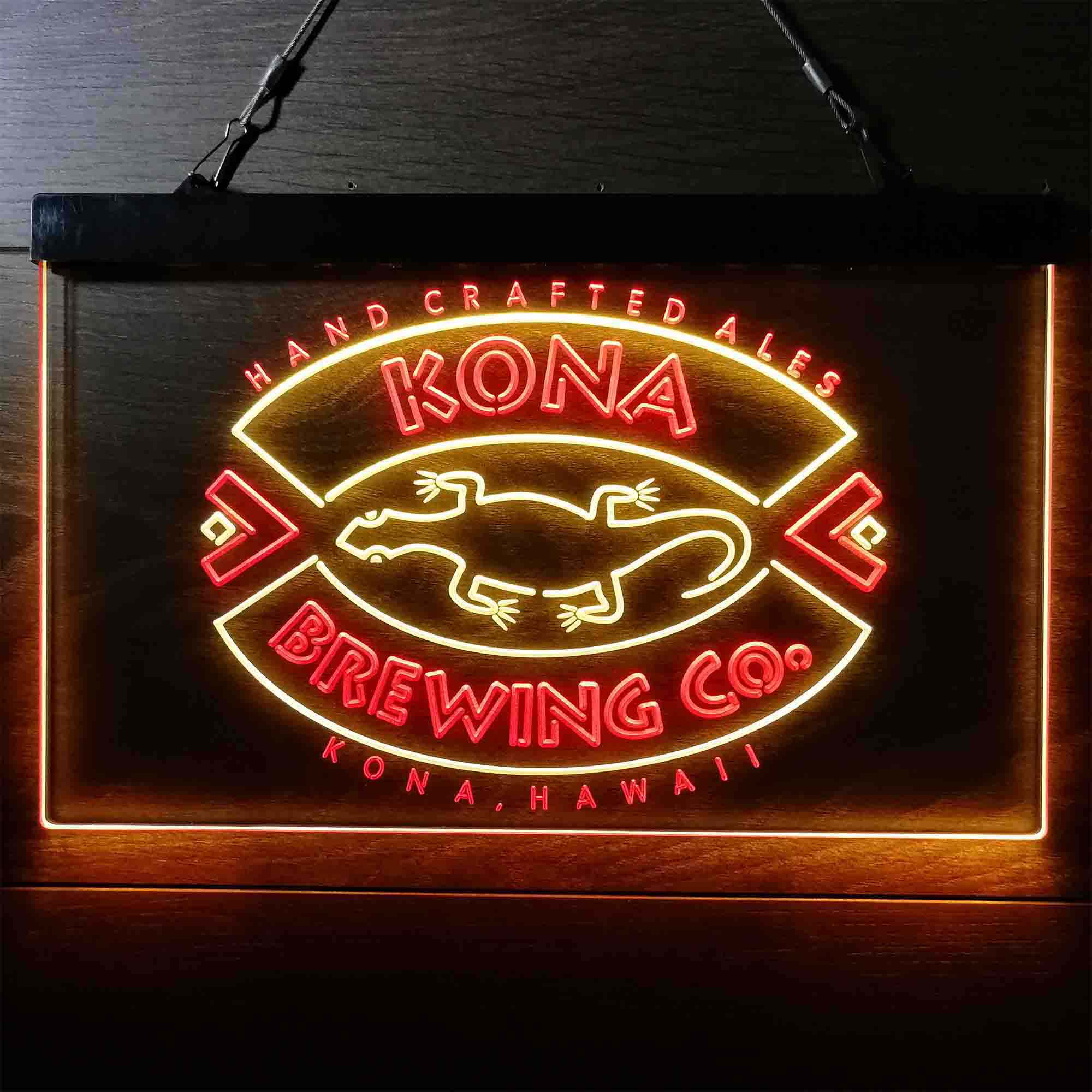 Kona Brewing Co. Hawaii Home Bar Neon Light LED Sign - Image 9